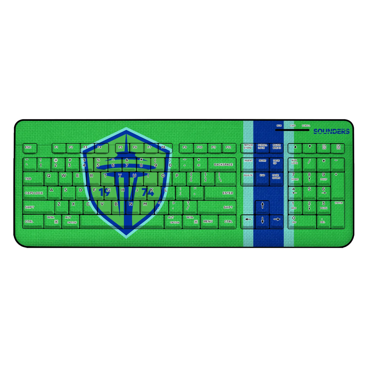 Seattle Sounders FC Stripe Wireless USB Keyboard