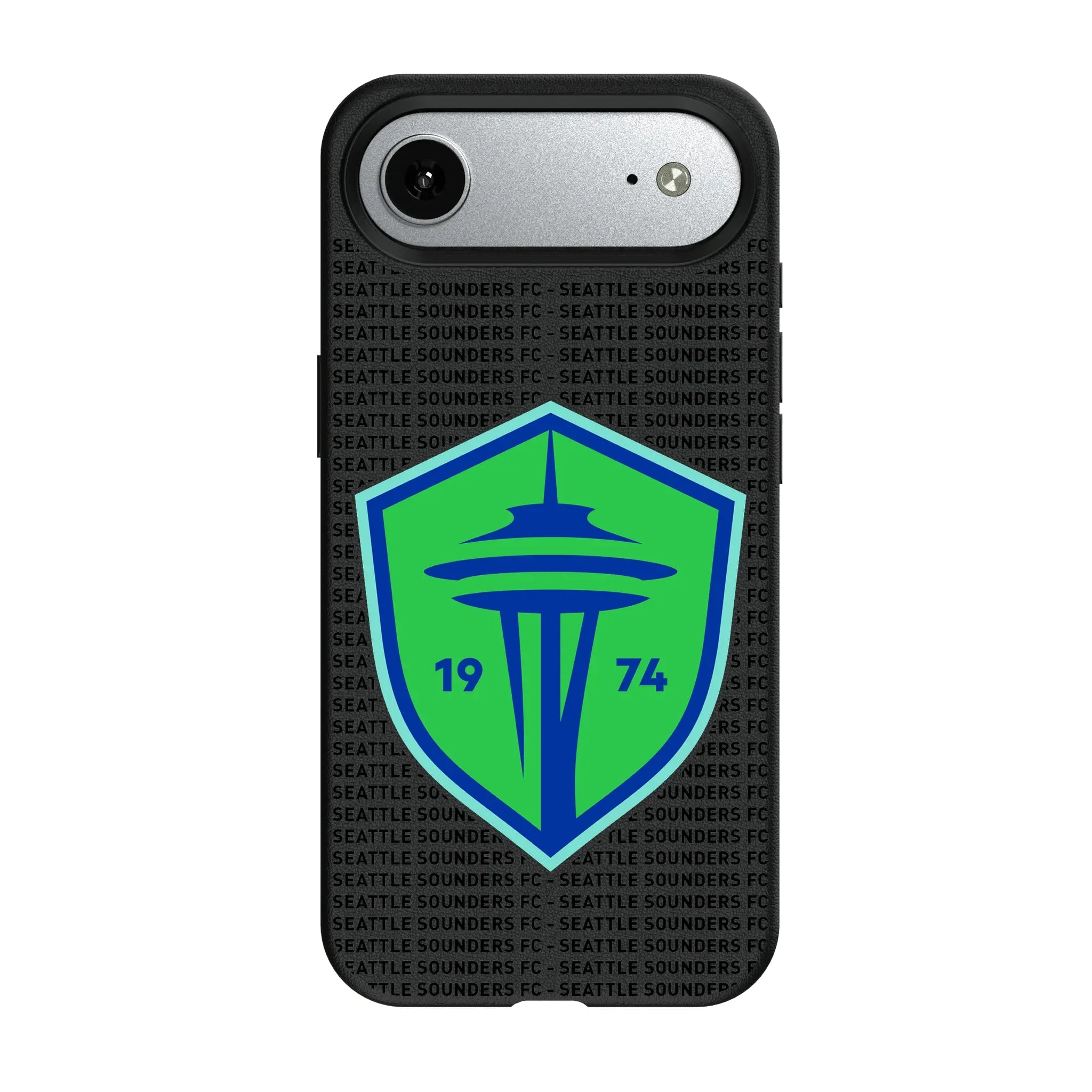 Seattle Sounders FC Text Backdrop iPhone MagSafe Compatible Phone Case for Apple iPhone#Device_iPhone Air