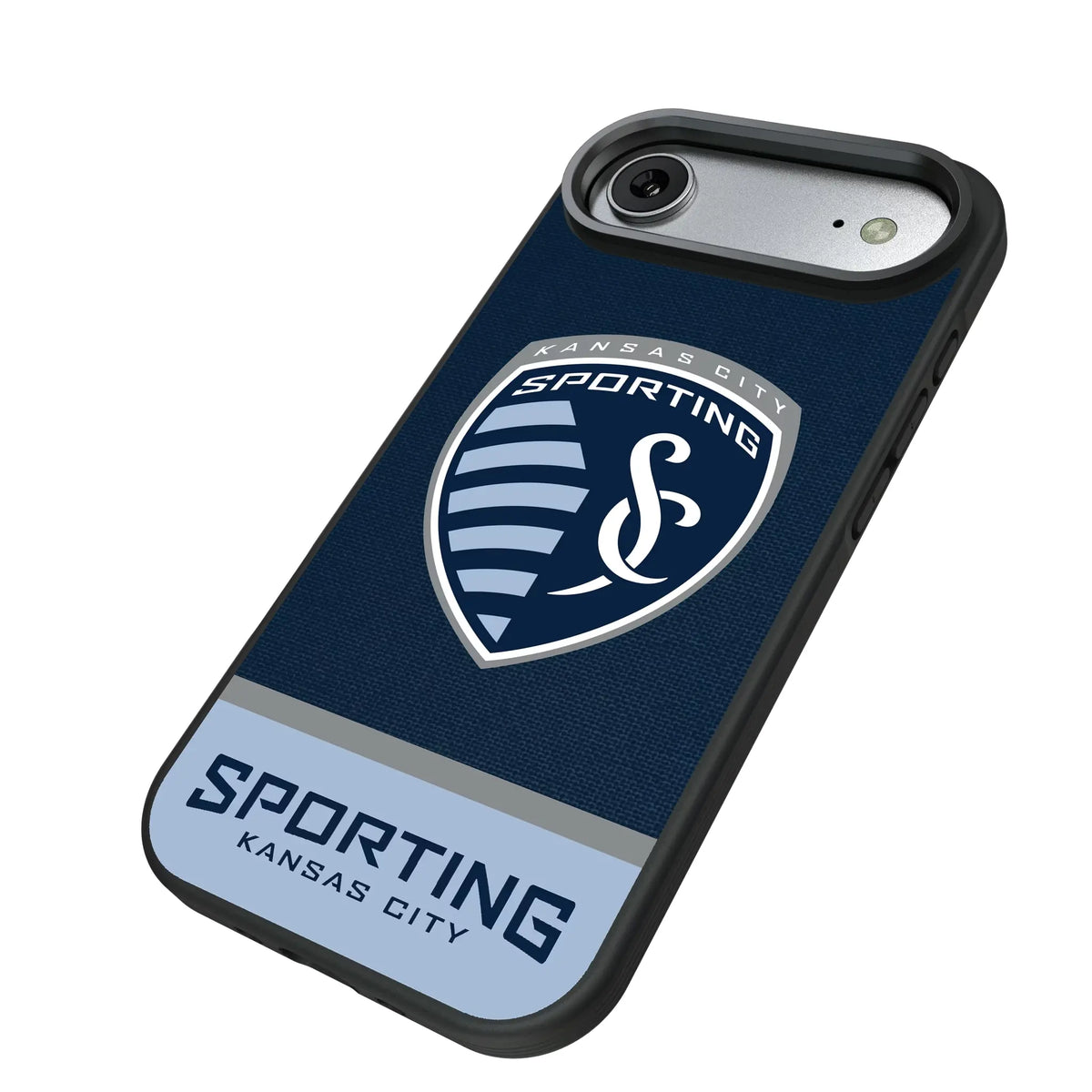 Sporting Kansas City Endzone Solid iPhone Bump Phone Case for Apple iPhone - Isometric View#Device_iPhone Air
