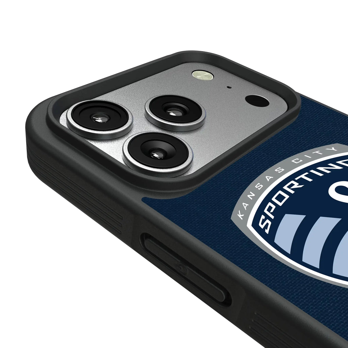 Sporting Kansas City Endzone Solid iPhone Bump Phone Case for Apple iPhone - Detail#Device_iPhone 17 Pro