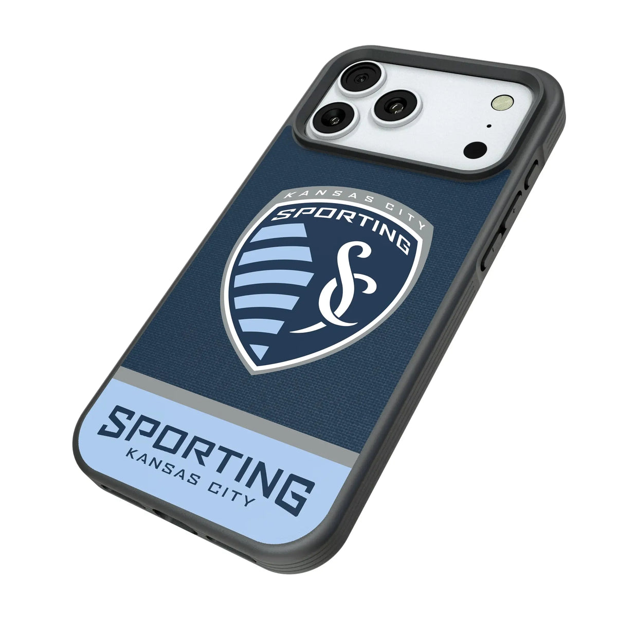 Sporting Kansas City Endzone Solid iPhone Bump Phone Case for Apple iPhone - Isometric View#Device_iPhone 18 Pro Max
