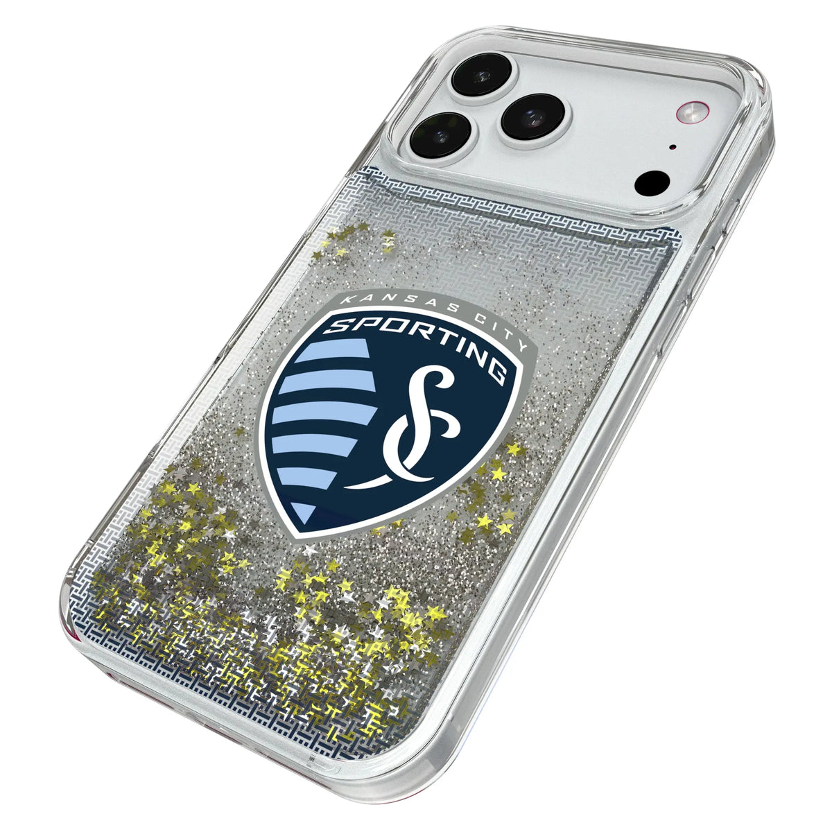 Sporting Kansas City Linen iPhone Glitter Phone Case for Apple iPhone - Isometric View#Device_iPhone 18 Pro Max