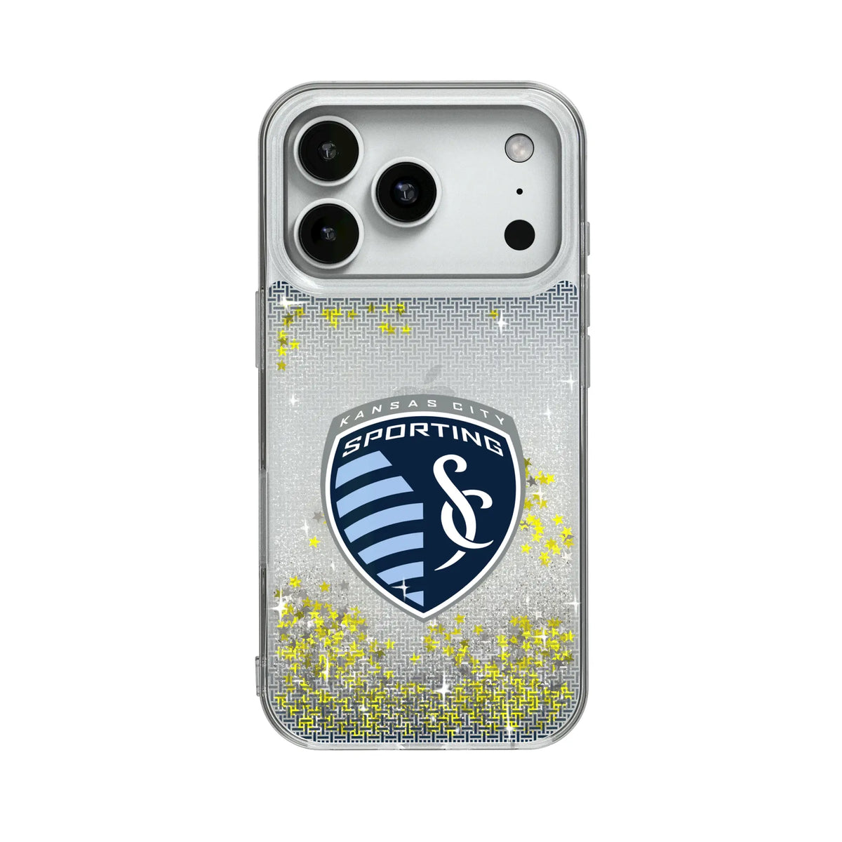 Sporting Kansas City Linen Glitter Phone Case for Apple iPhone