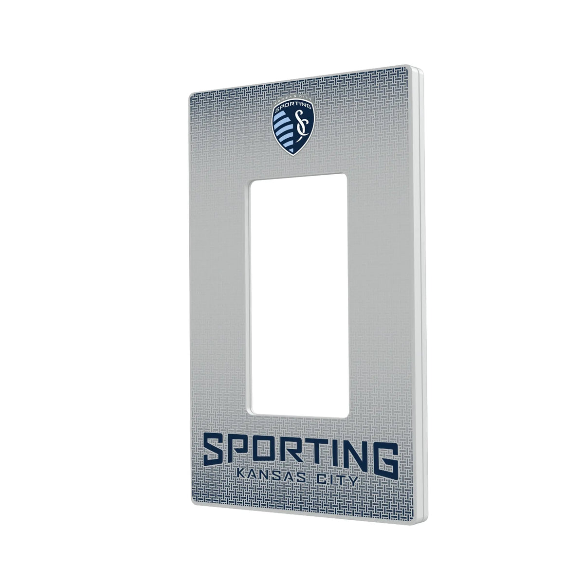 Sporting Kansas City Linen Hidden-Screw Light Switch Plate#Style_Single Rocker