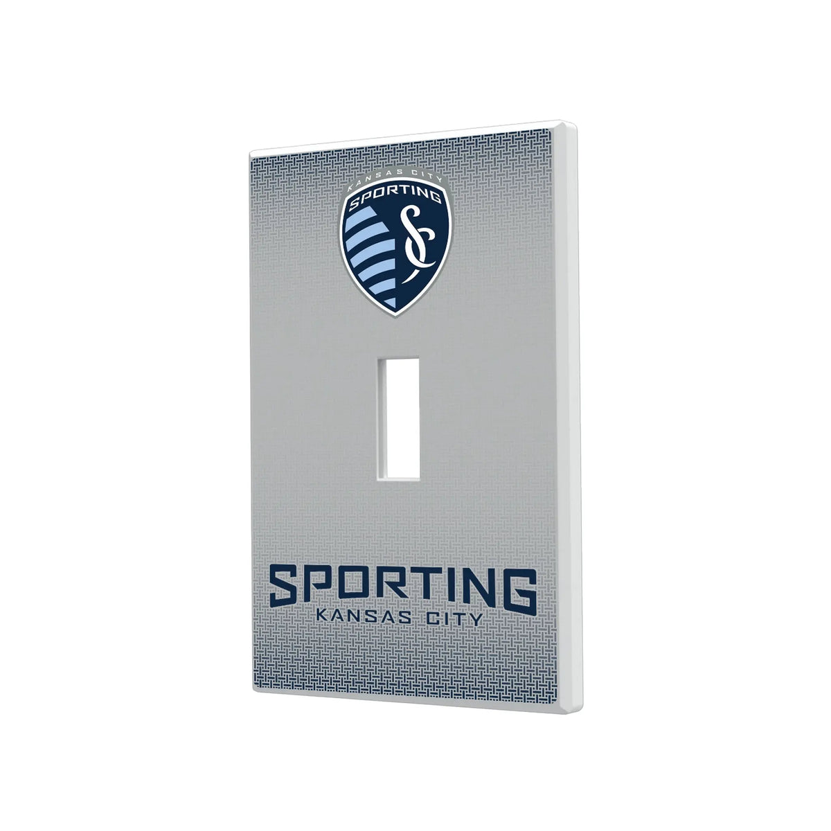 Sporting Kansas City Linen Hidden-Screw Light Switch Plate#Style_Single Toggle