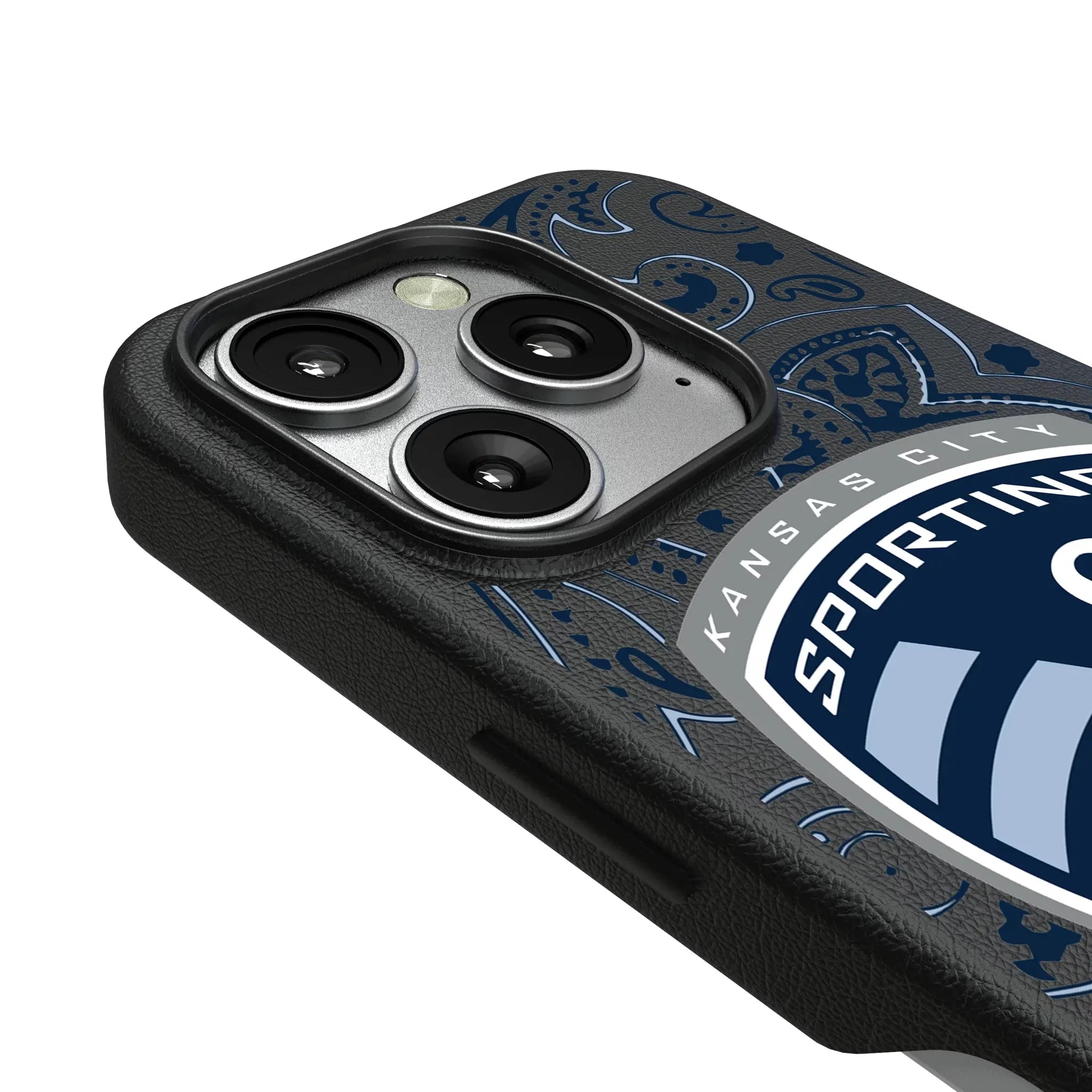 Sporting Kansas City Paisley iPhone MagSafe Compatible Phone Case for Apple iPhone - Detail