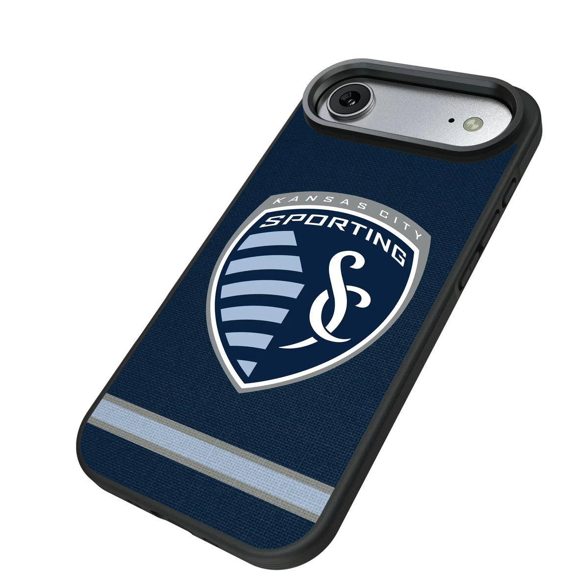 Sporting Kansas City Stripe iPhone Bump Phone Case for Apple iPhone - Isometric View#Device_iPhone Air