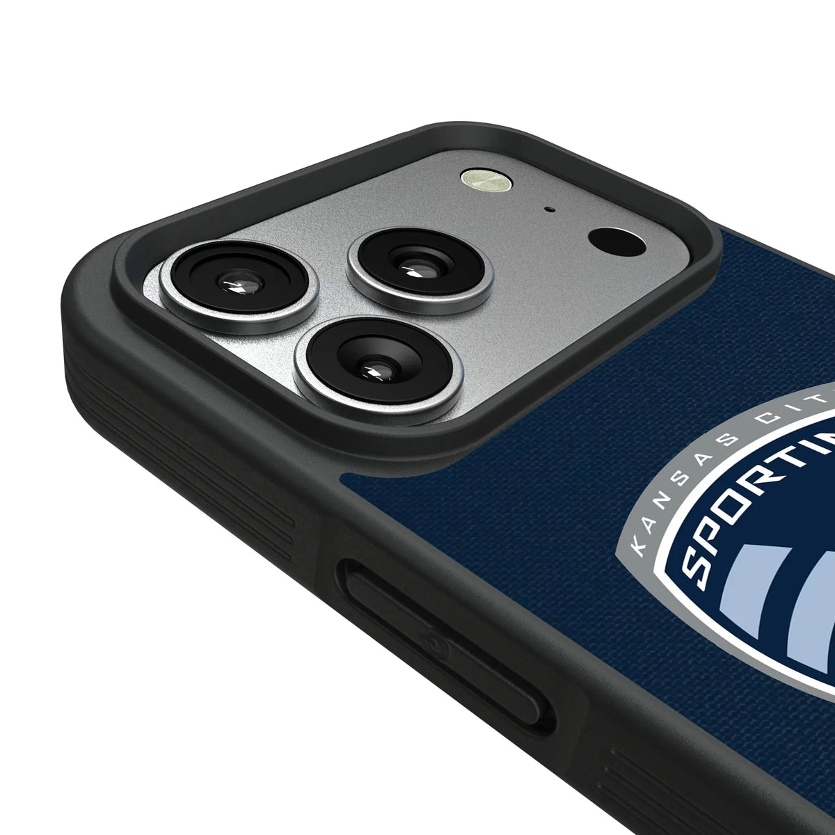 Sporting Kansas City Stripe iPhone Bump Phone Case for Apple iPhone - Detail#Device_iPhone 17 Pro