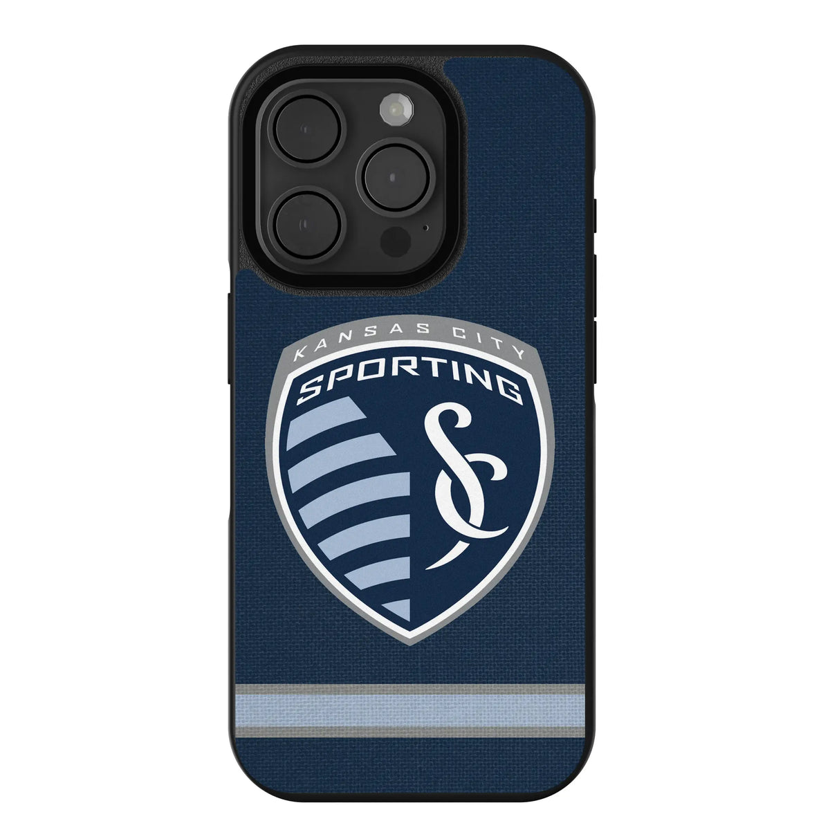 Sporting Kansas City Stripe iPhone Bump Phone Case for Apple iPhone