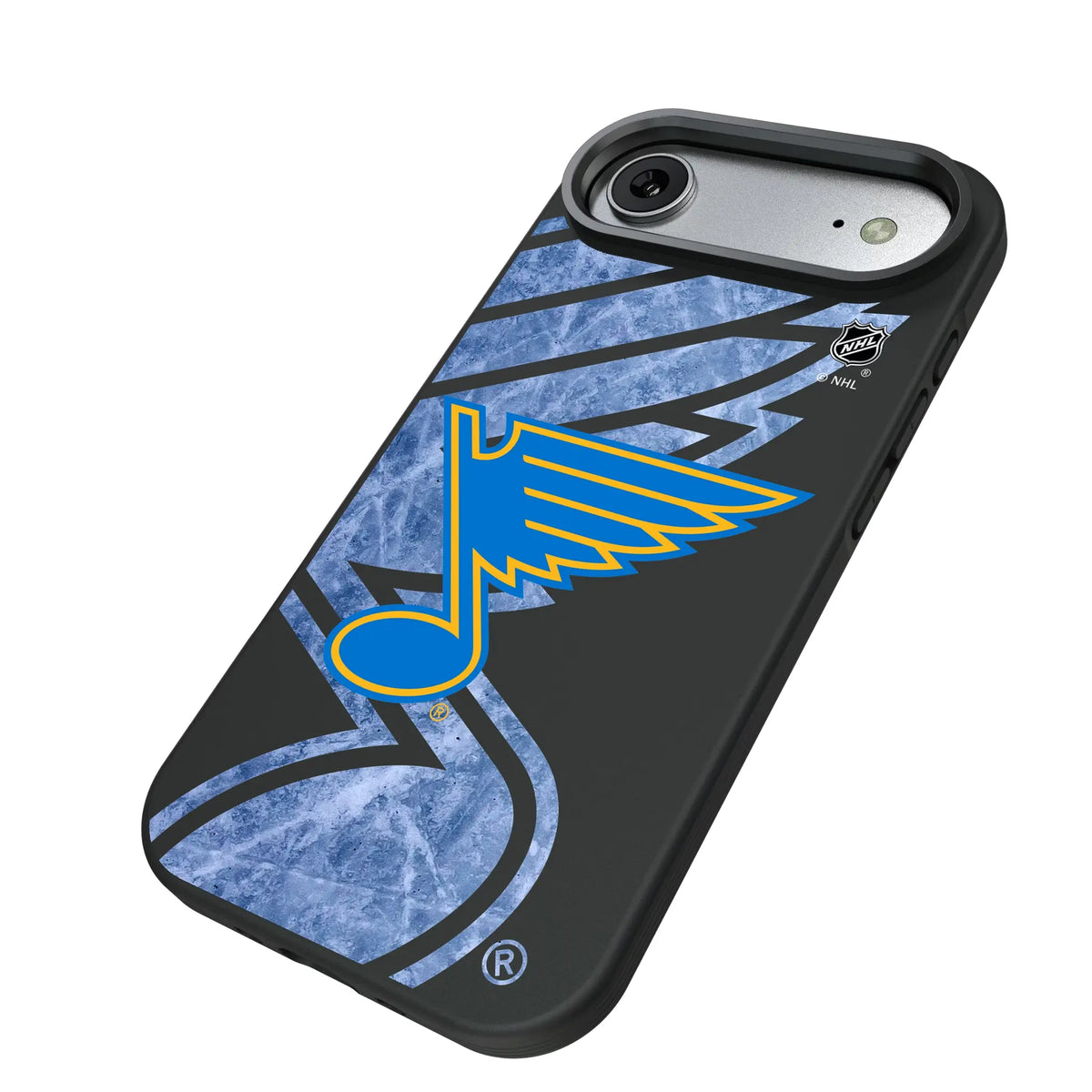 St. Louis Blues Ice Tilt iPhone Bump Phone Case for Apple iPhone - Isometric View#Device_iPhone Air