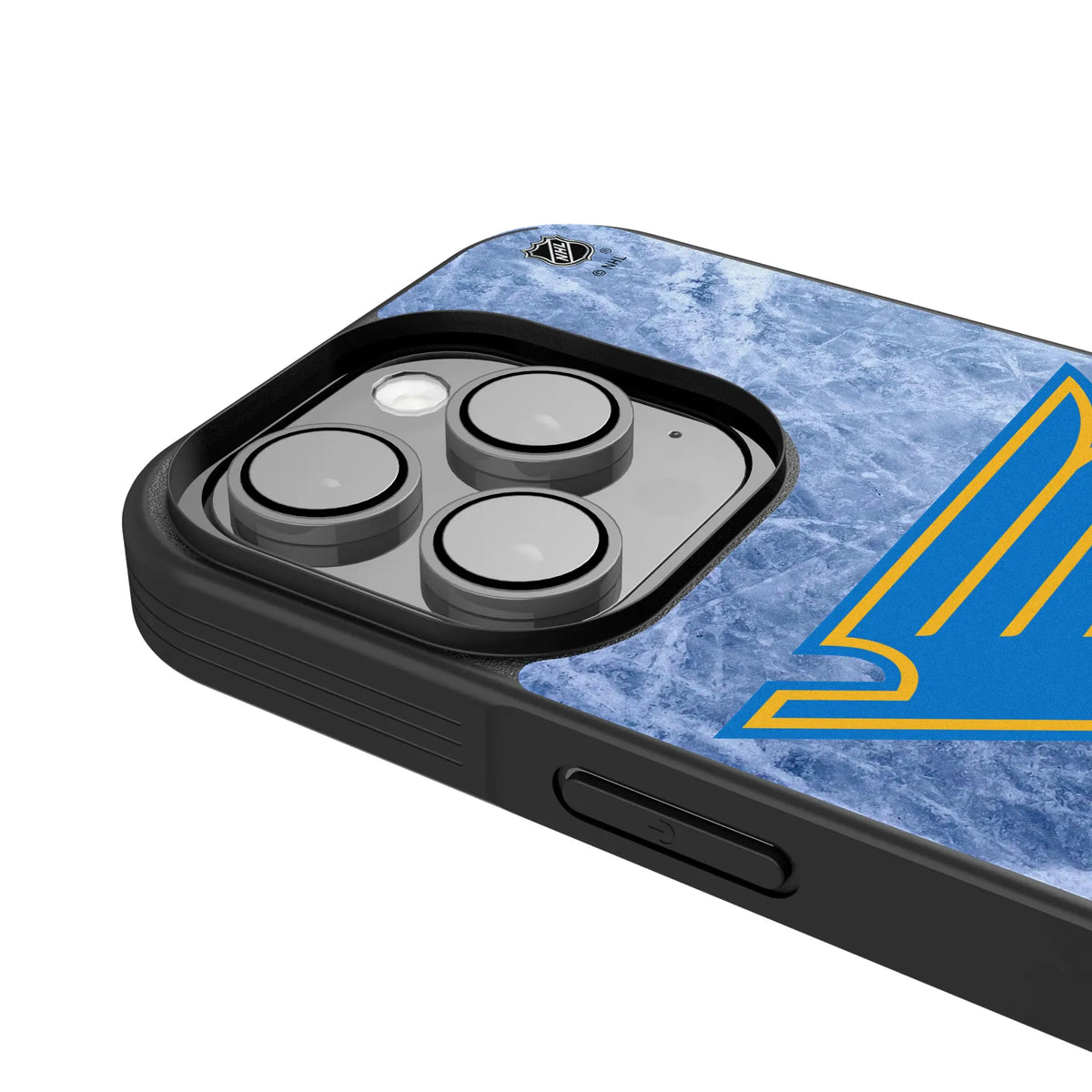 St. Louis Blues Ice Wordmark iPhone Bump Phone Case for Apple iPhone - Detail