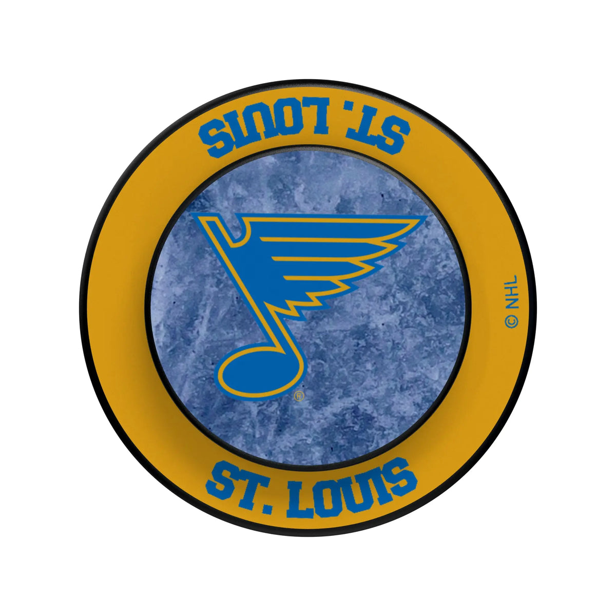 St. Louis Blues Ice Wordmark Popsockets Round Magnetic