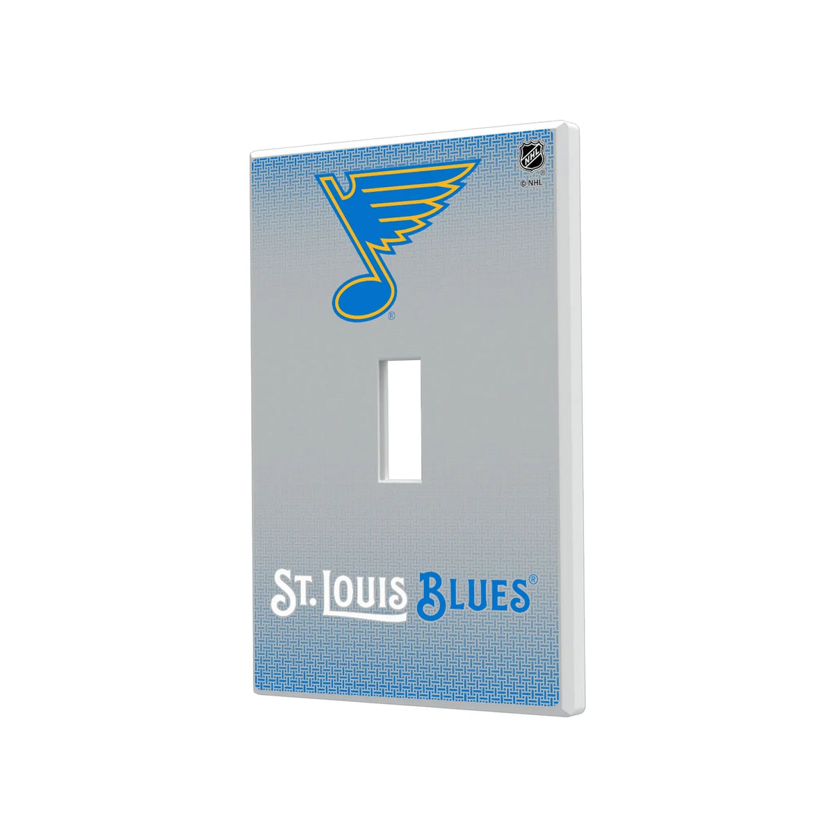 St. Louis Blues Linen Hidden-Screw Light Switch Plate#Style_Single Toggle
