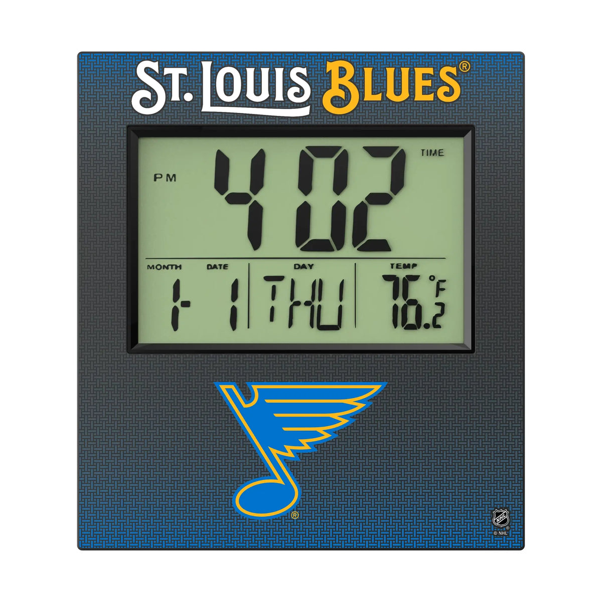 St. Louis Blues Linen Wall Clock