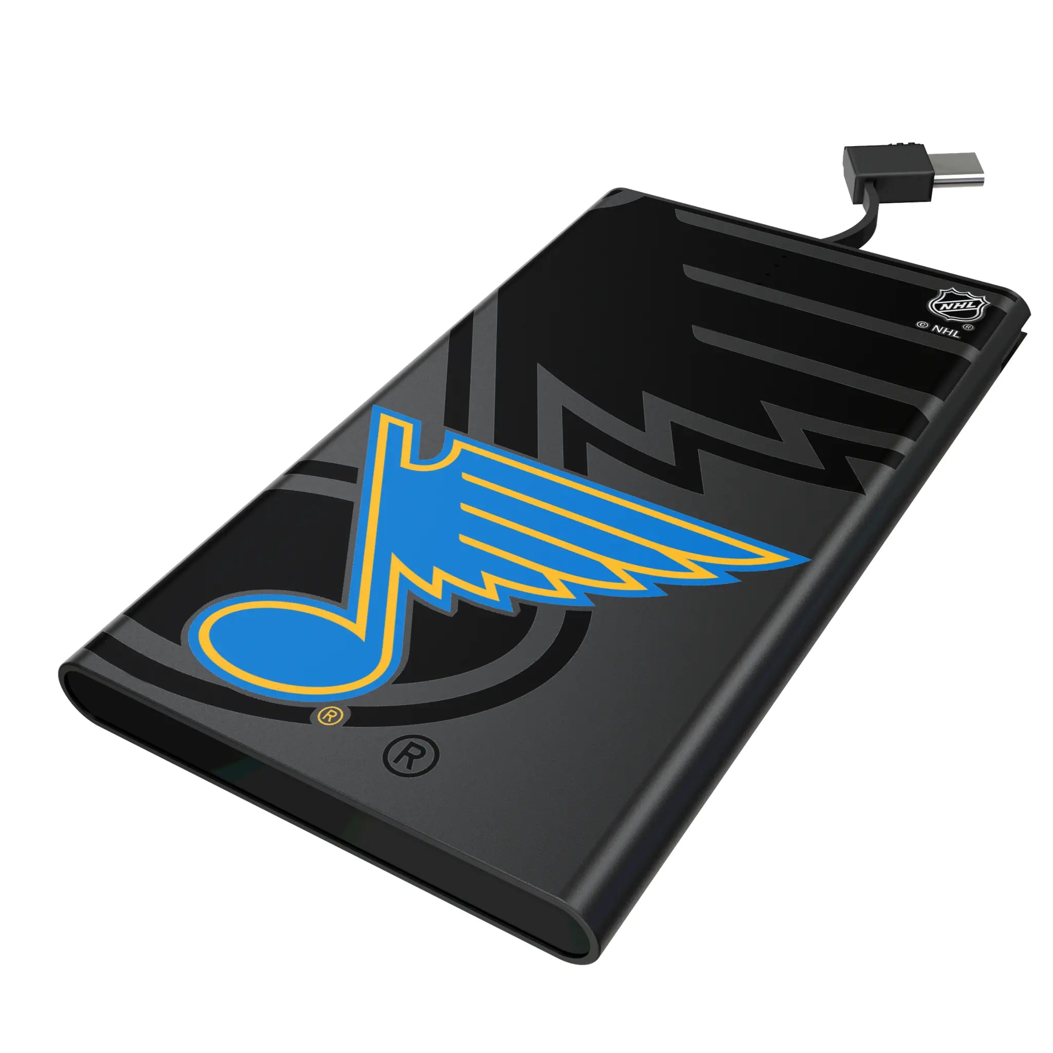 St. Louis Blues Monocolor Tilt 5000mAh Flat Power Bank
