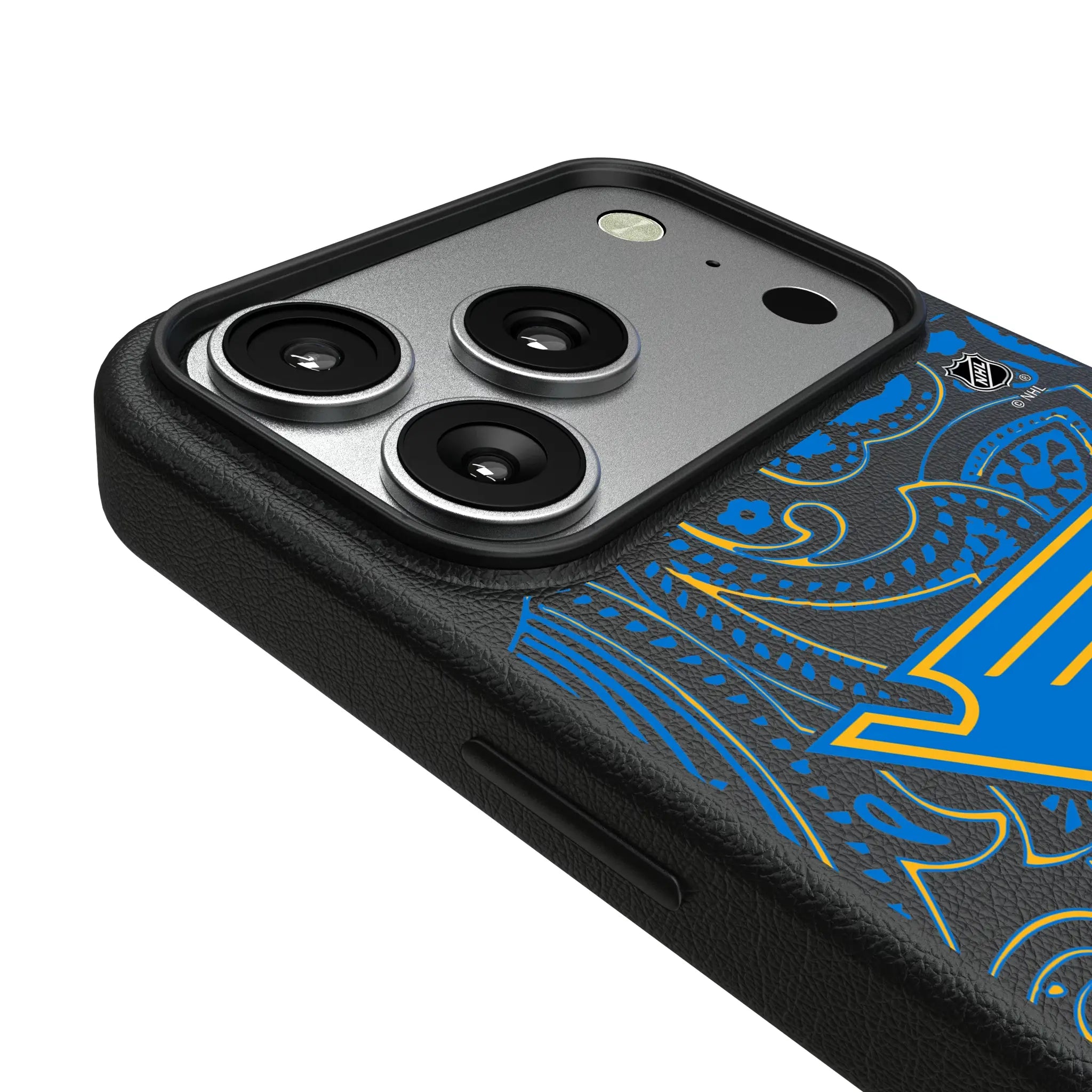St. Louis Blues Paisley iPhone MagSafe Compatible Phone Case for Apple iPhone - Detail#Device_iPhone 17 Pro
