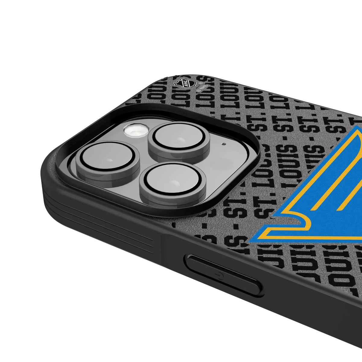 St. Louis Blues Personalized EndZone Plus iPhone Bump Phone Case for Apple iPhone - Detail