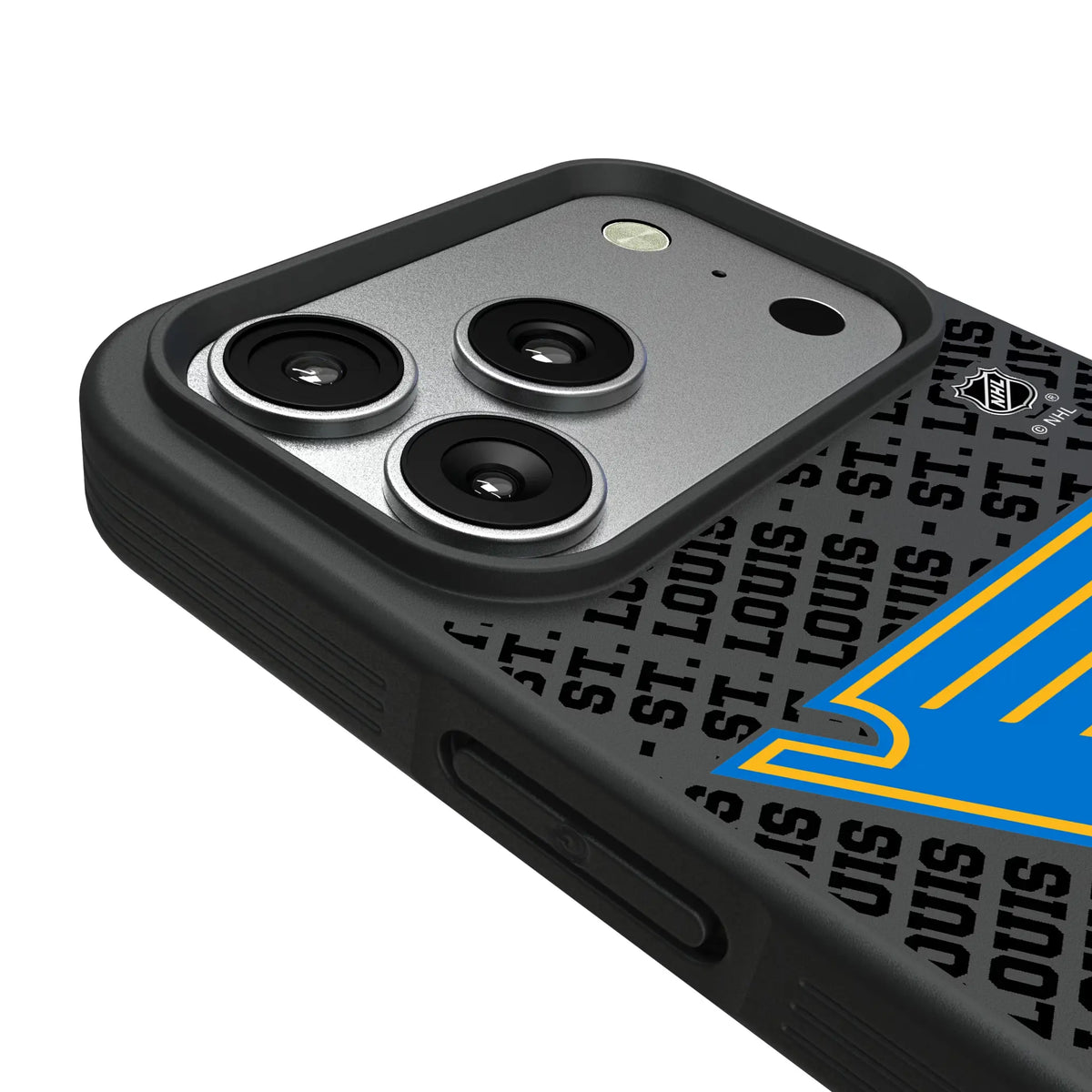 St. Louis Blues Personalized EndZone Plus iPhone Bump Phone Case for Apple iPhone - Detail#Device_iPhone 17 Pro