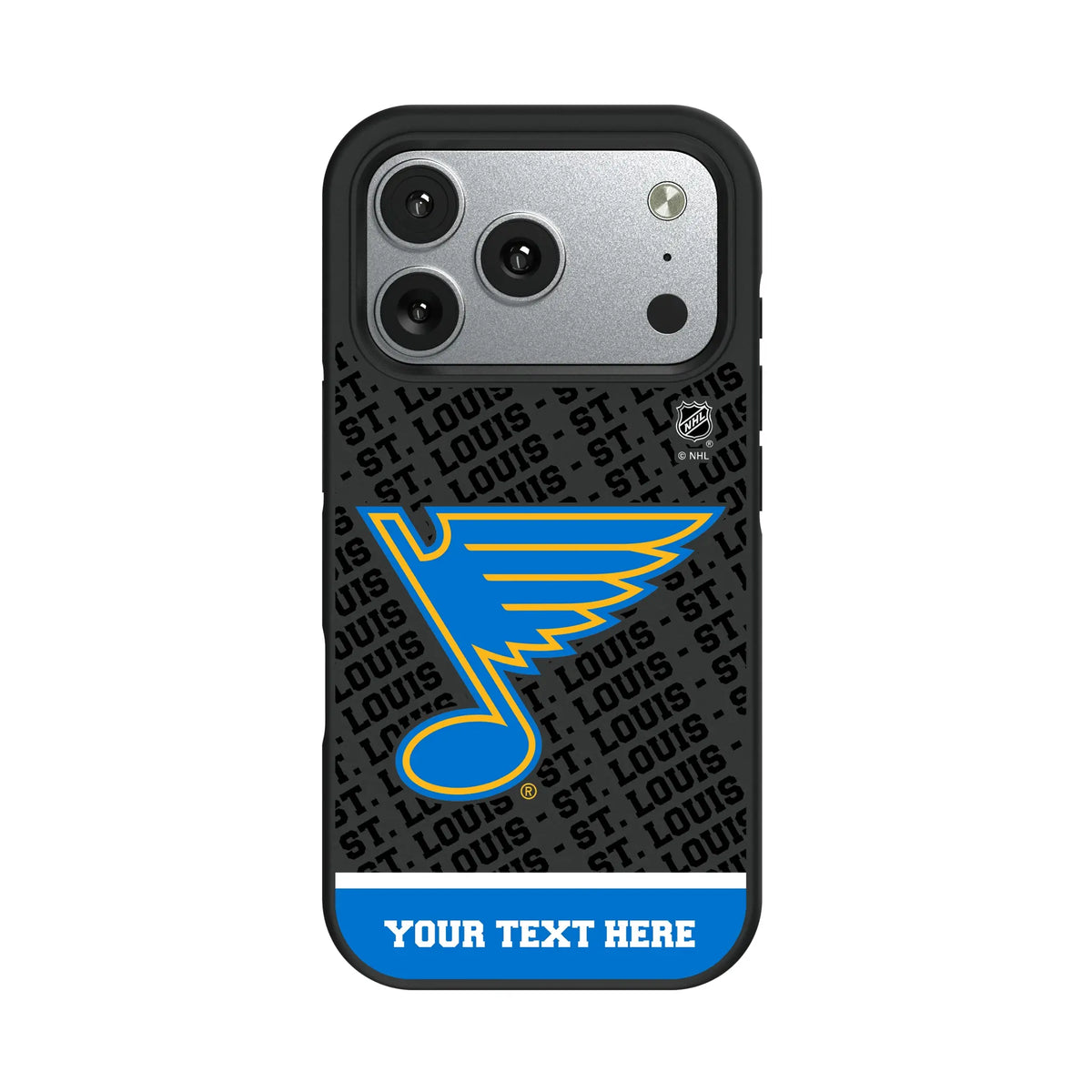 St. Louis Blues Personalized EndZone Plus iPhone Bump Phone Case for Apple iPhone#Device_iPhone 17 Pro