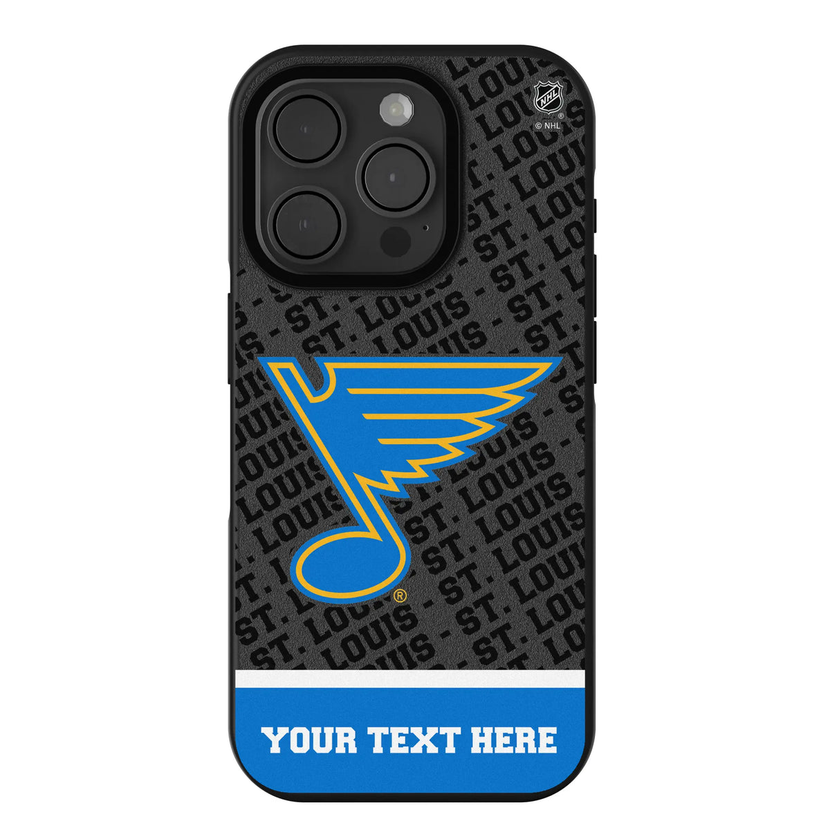 St. Louis Blues Personalized EndZone Plus iPhone Bump Phone Case for Apple iPhone
