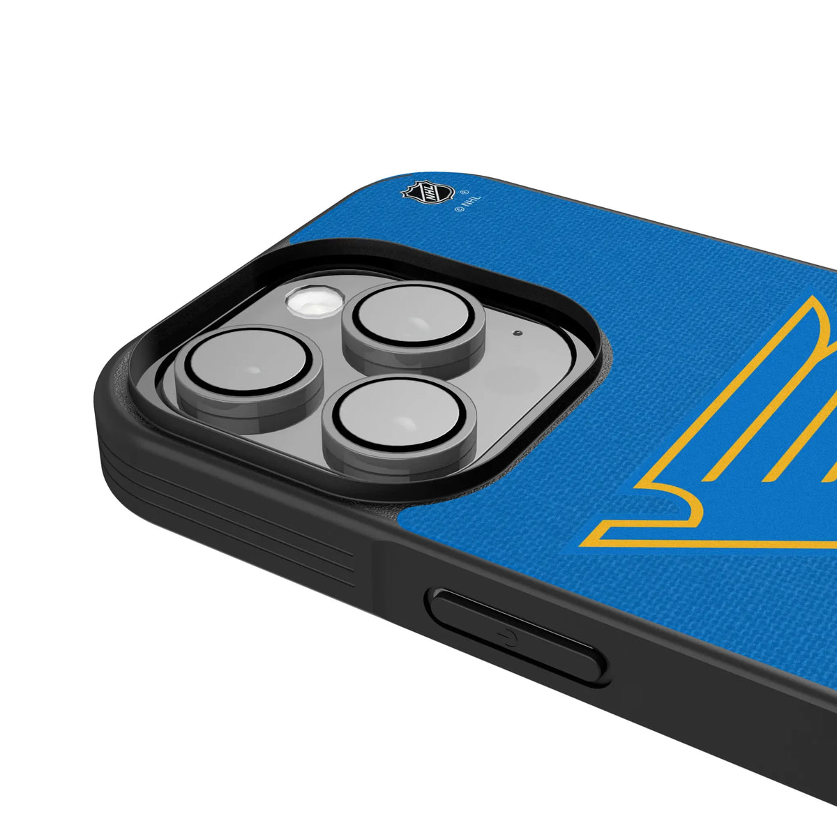 St. Louis Blues Personalized Stripe iPhone Bump Phone Case for Apple iPhone - Detail