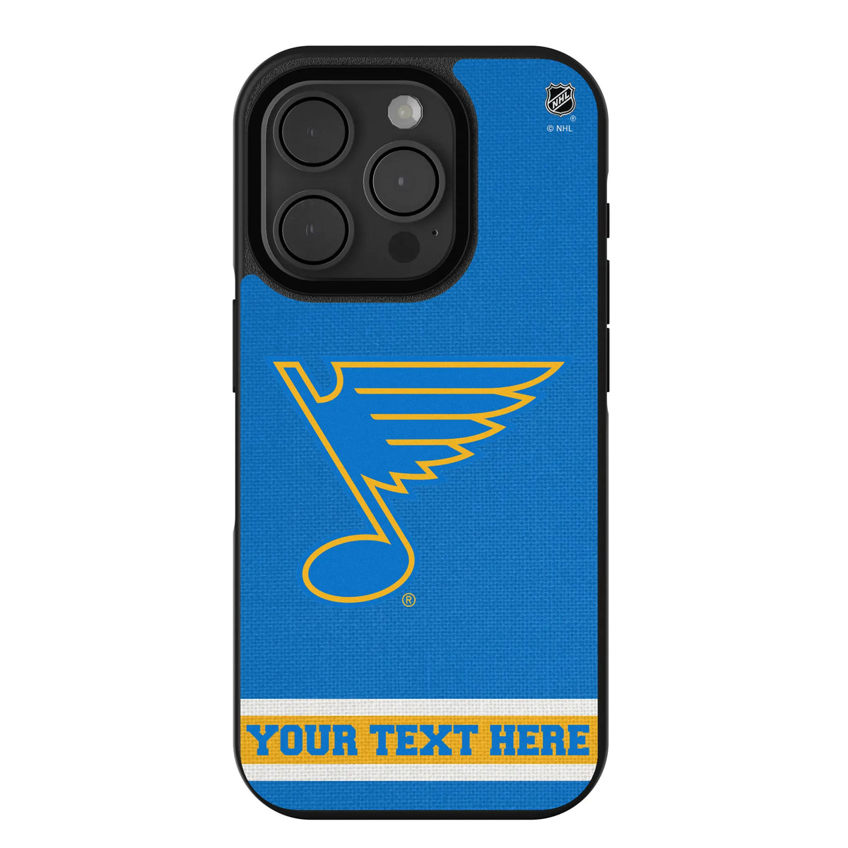 St. Louis Blues Personalized Stripe iPhone Bump Phone Case for Apple iPhone
