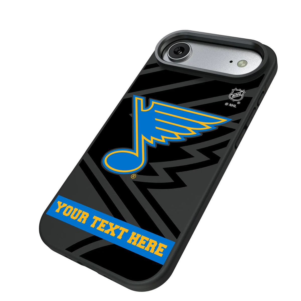St. Louis Blues Personalized Tilt iPhone Bump Phone Case for Apple iPhone - Isometric View#Device_iPhone Air