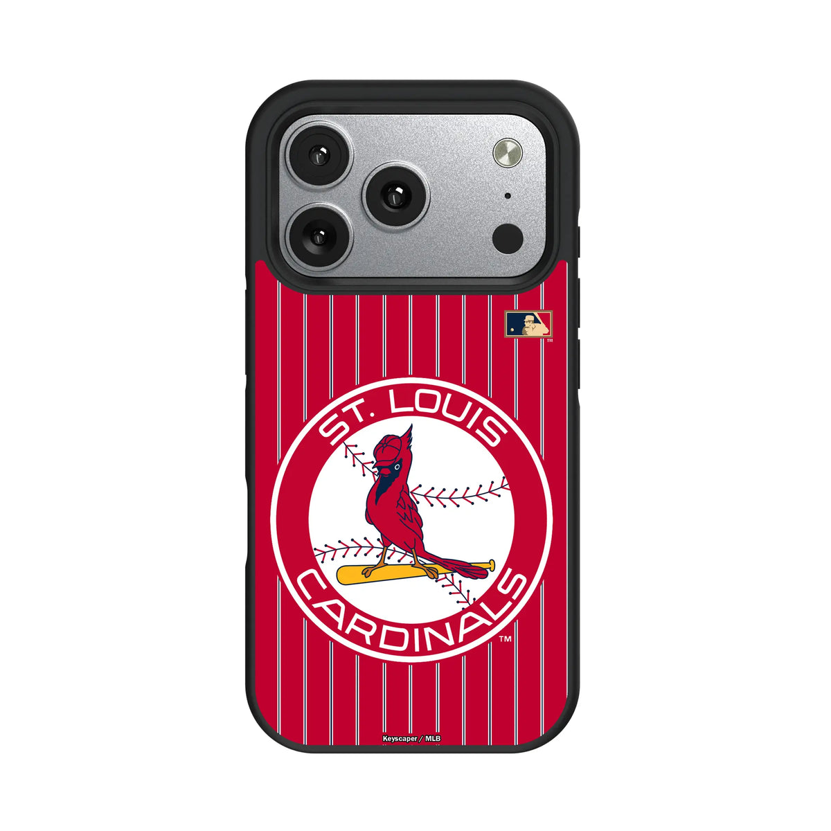St Louis Cardinals 1966-1997 - Cooperstown Collection Pinstripe iPhone Bump Phone Case for Apple iPhone#Device_iPhone 17 Pro