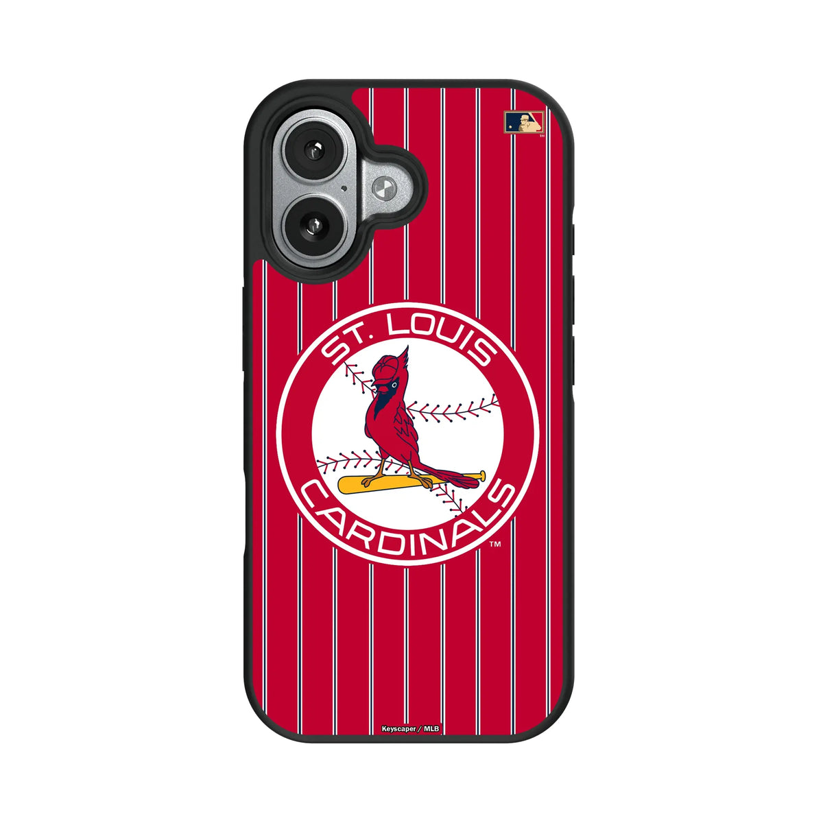 St Louis Cardinals 1966-1997 - Cooperstown Collection Pinstripe iPhone Bump Phone Case for Apple iPhone#Device_iPhone 17