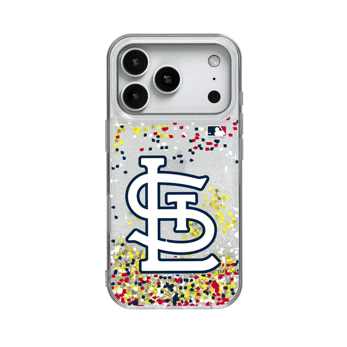 St Louis Cardinals Confetti Glitter Phone Case for Apple iPhone