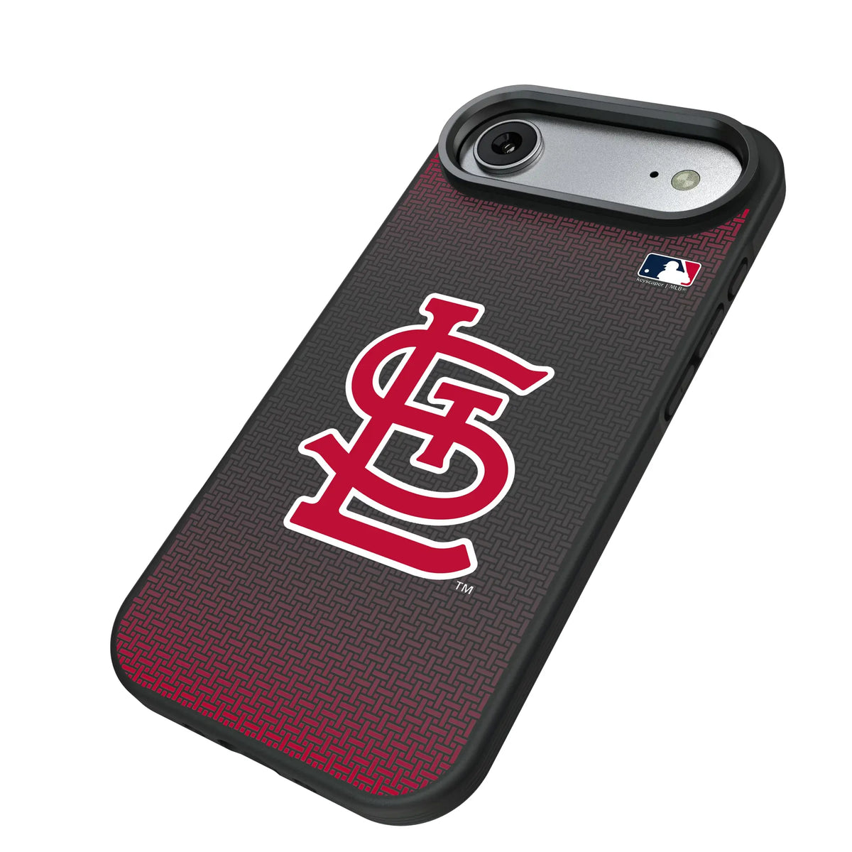 St Louis Cardinals Linen iPhone Bump Phone Case for Apple iPhone - Isometric View#Device_iPhone Air