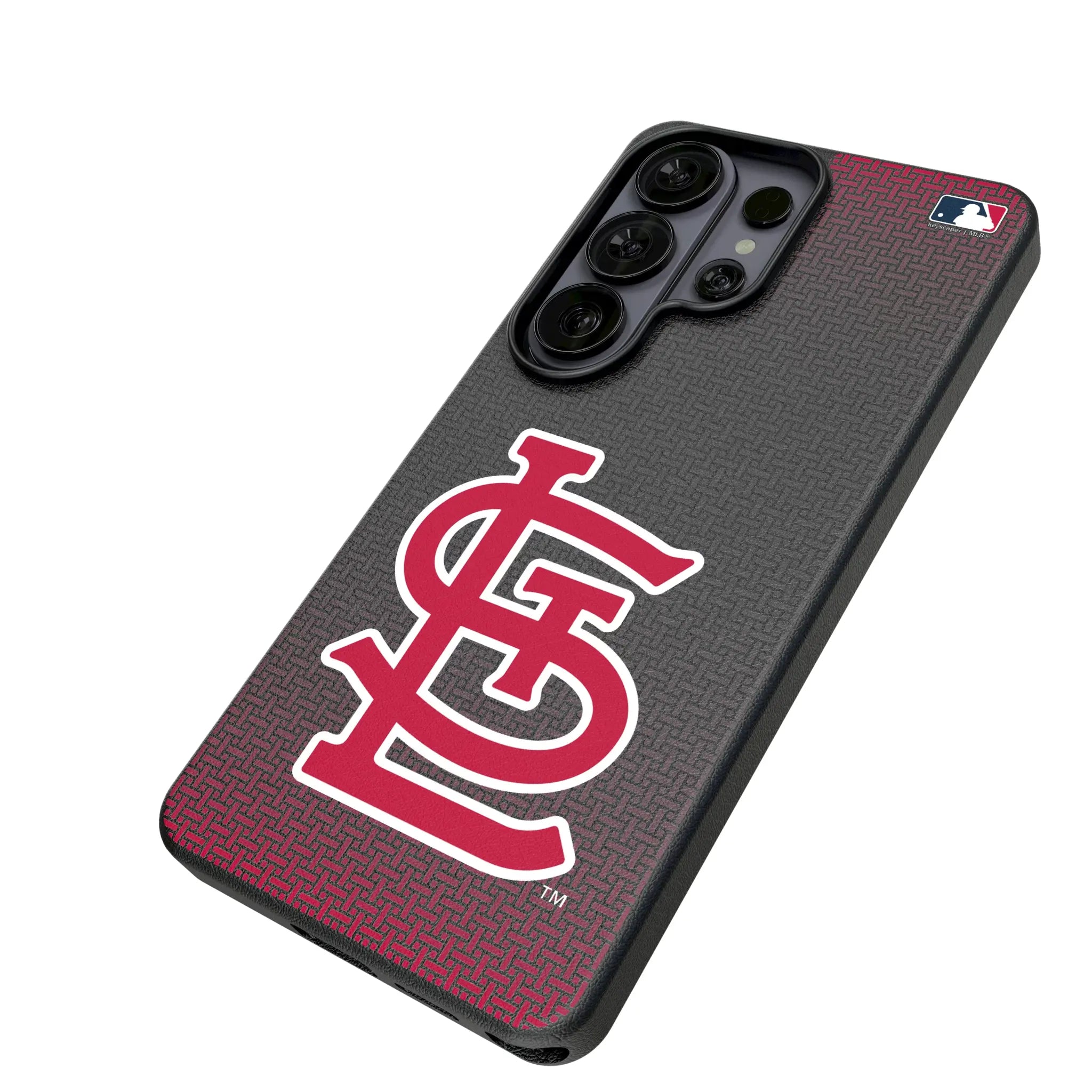 St Louis Cardinals Linen Galaxy MagSafe Compatible Phone Case for Samsung Galaxy - Isometric View#Device_Galaxy S26 Ultra