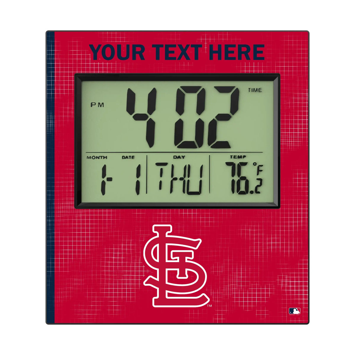St Louis Cardinals Personalized Hatch Wall Clock