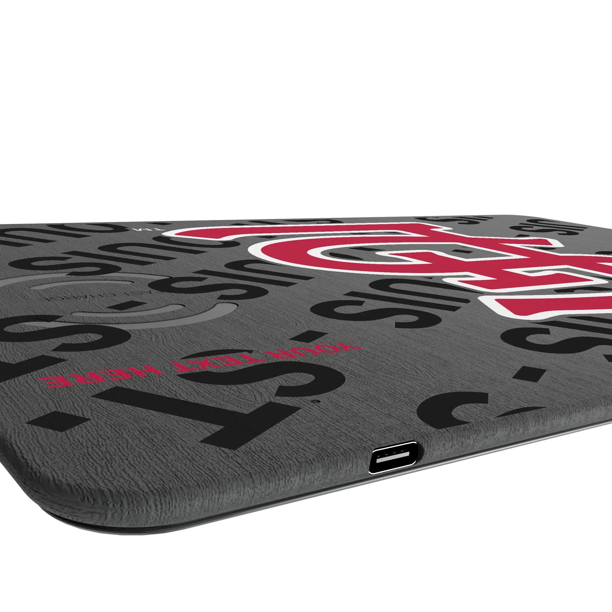 St Louis Cardinals Personalized Tilt 15-Watt Wireless Charger and Mouse Pad