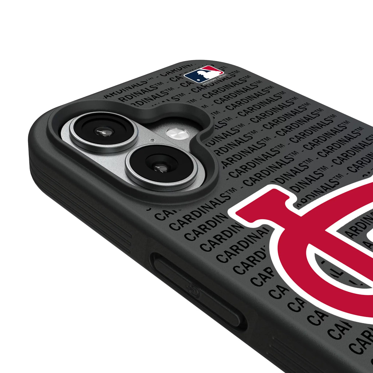 St Louis Cardinals Text Backdrop iPhone Bump Phone Case for Apple iPhone - Detail#Device_iPhone 17
