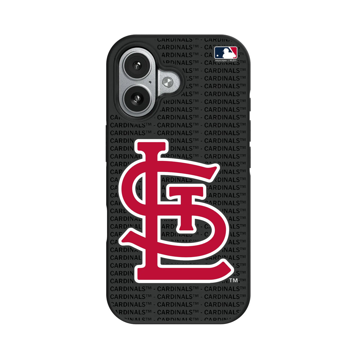 St Louis Cardinals Text Backdrop iPhone Bump Phone Case for Apple iPhone#Device_iPhone 17