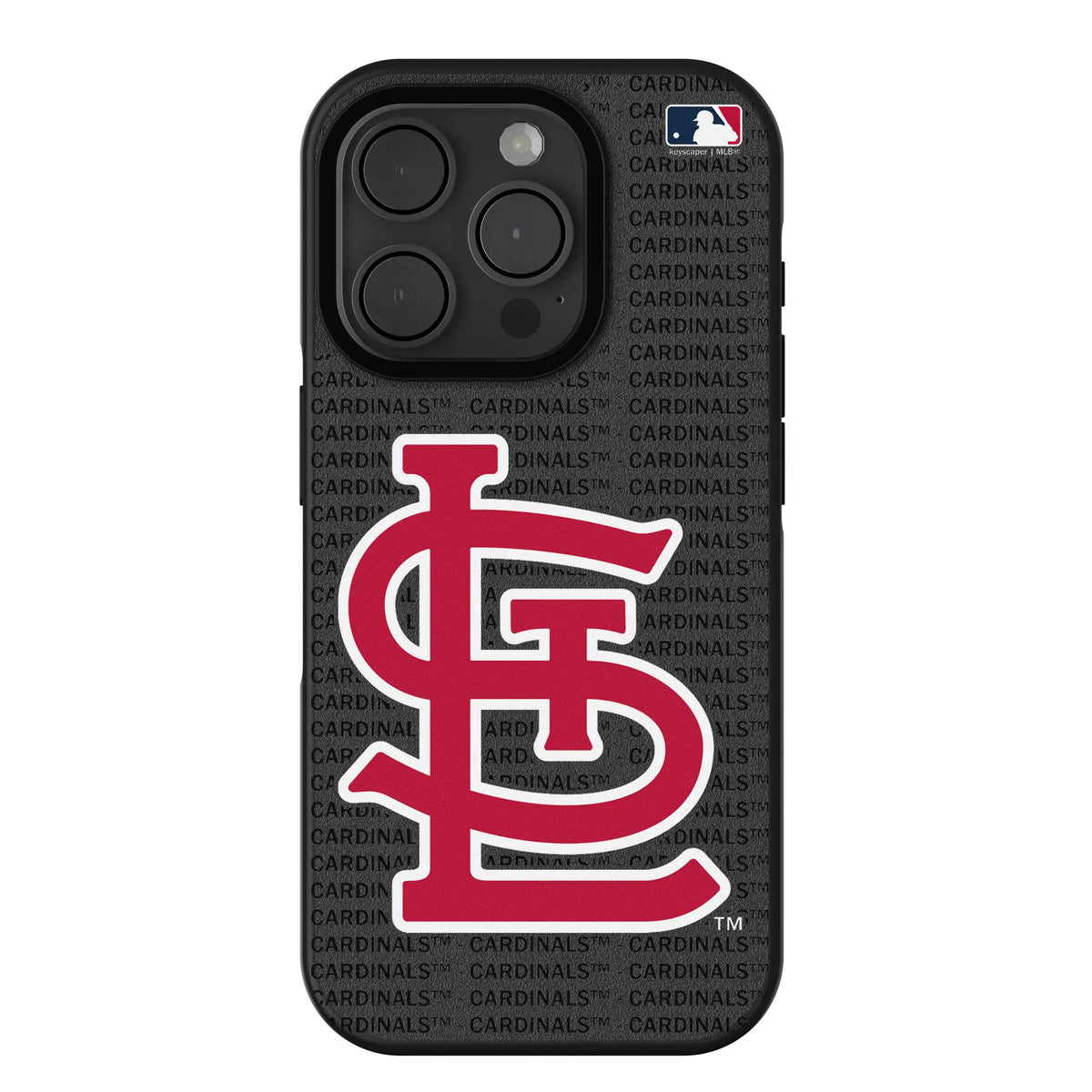 St Louis Cardinals Text Backdrop iPhone Bump Phone Case for Apple iPhone
