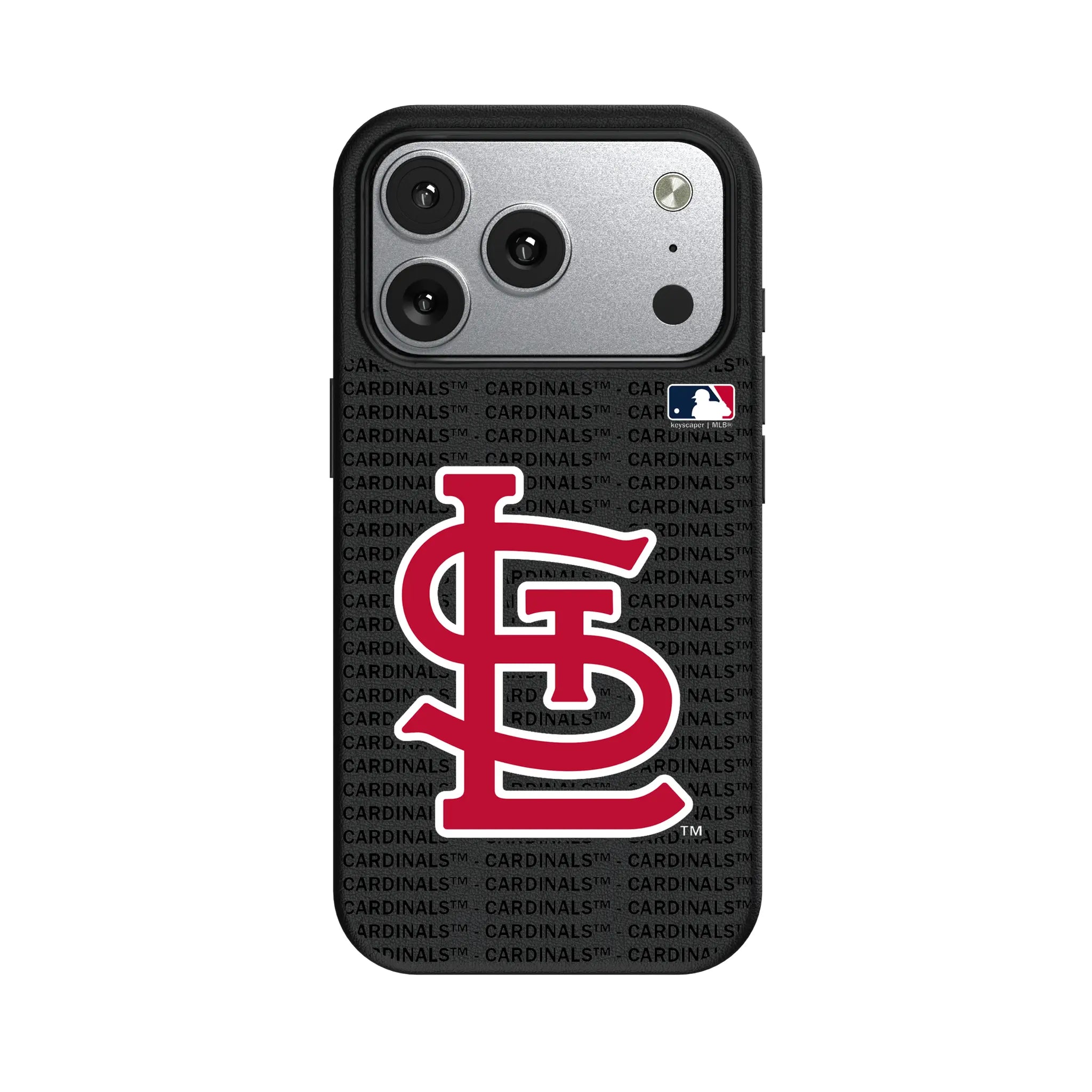 St Louis Cardinals Text Backdrop iPhone MagSafe Compatible Phone Case for Apple iPhone#Device_iPhone 17 Pro
