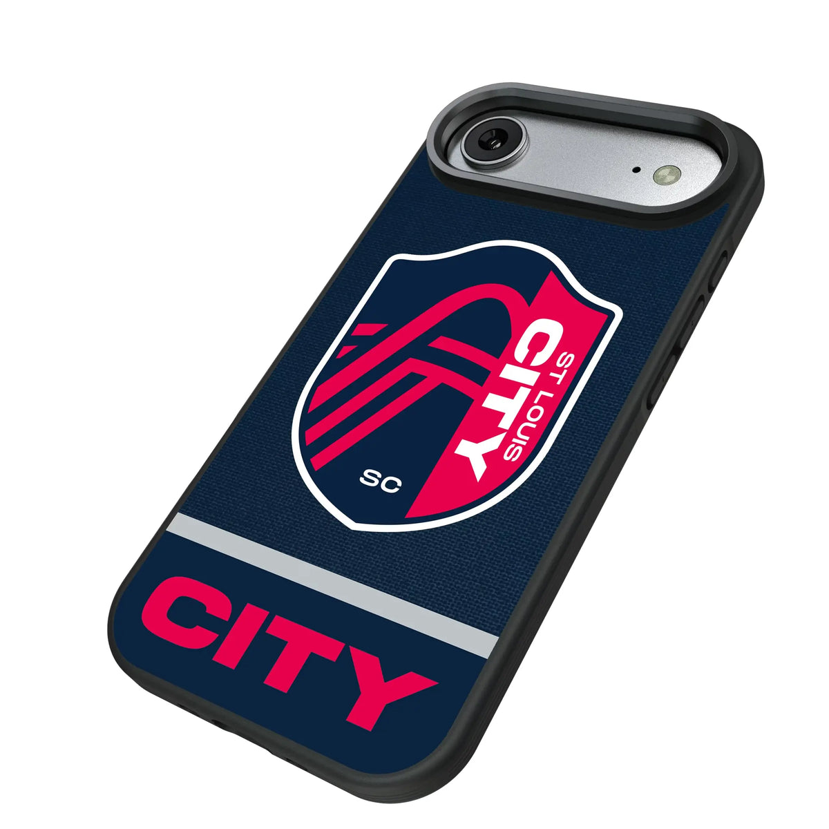 St. Louis CITY SC Endzone Solid iPhone Bump Phone Case for Apple iPhone - Isometric View#Device_iPhone Air