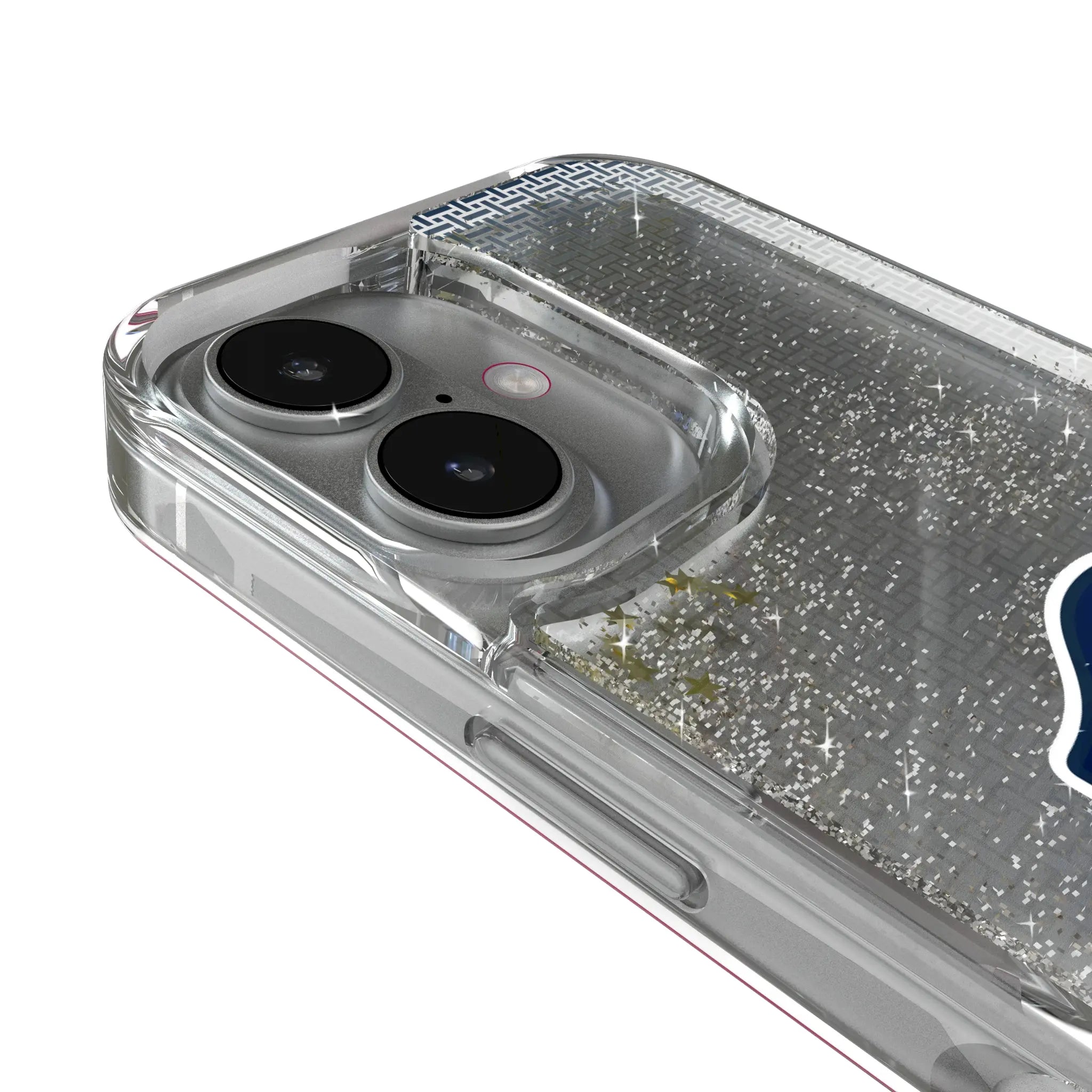 St. Louis CITY SC Linen iPhone Glitter Phone Case for Apple iPhone - Detail