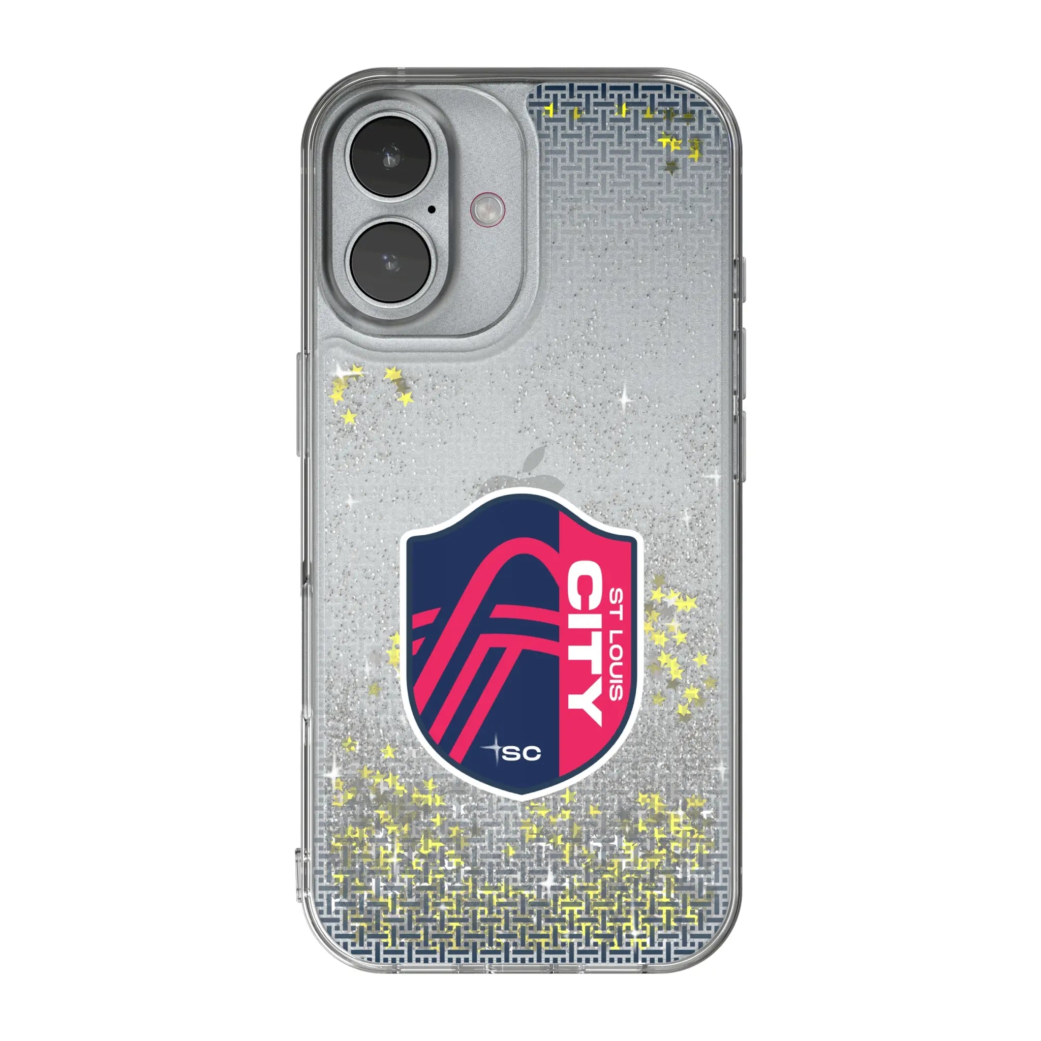 St. Louis CITY SC Linen iPhone Glitter Phone Case for Apple iPhone