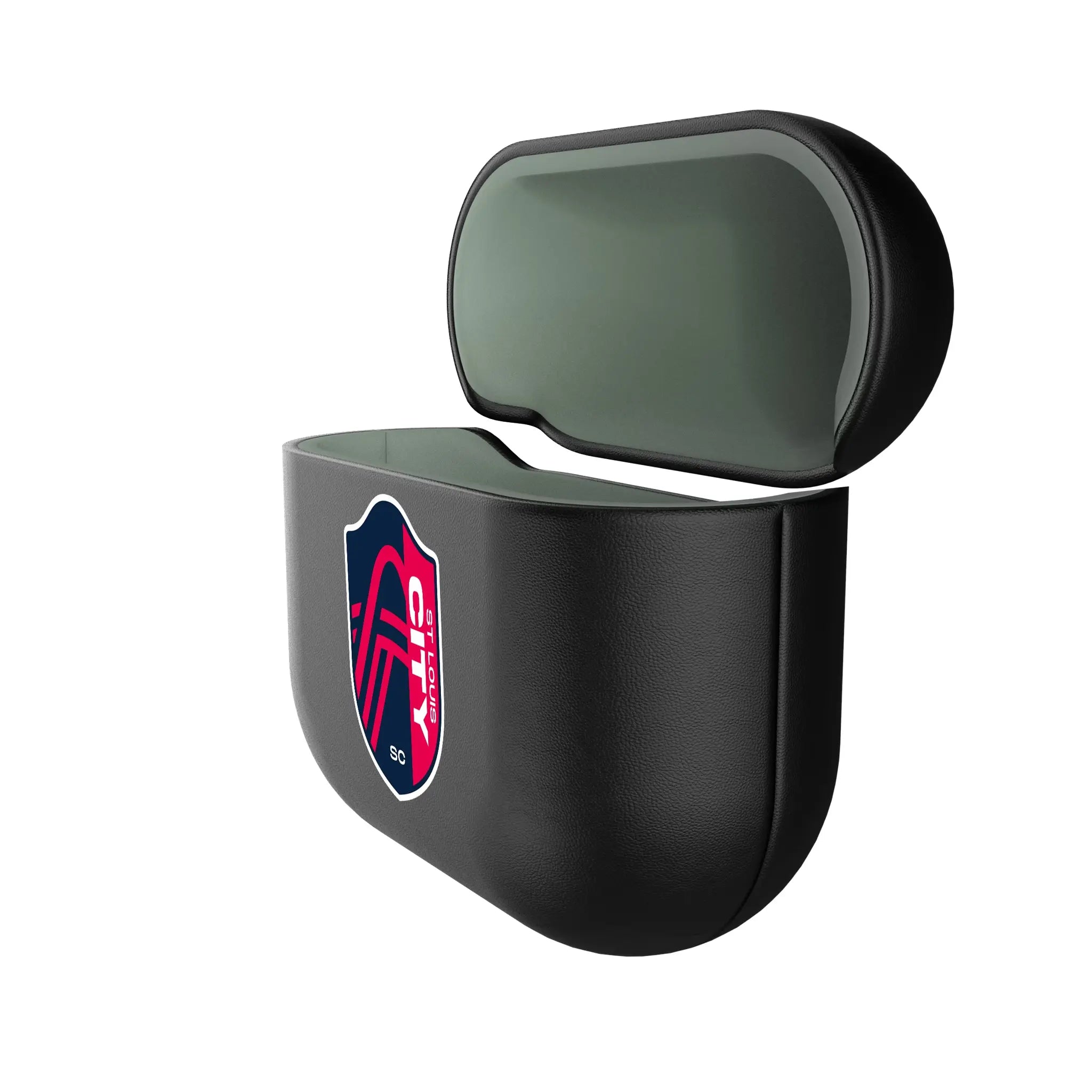 St. Louis CITY SC Personalized Insignia AirPods AirPod Case Cover - Isometric View#Device_AirPods 4