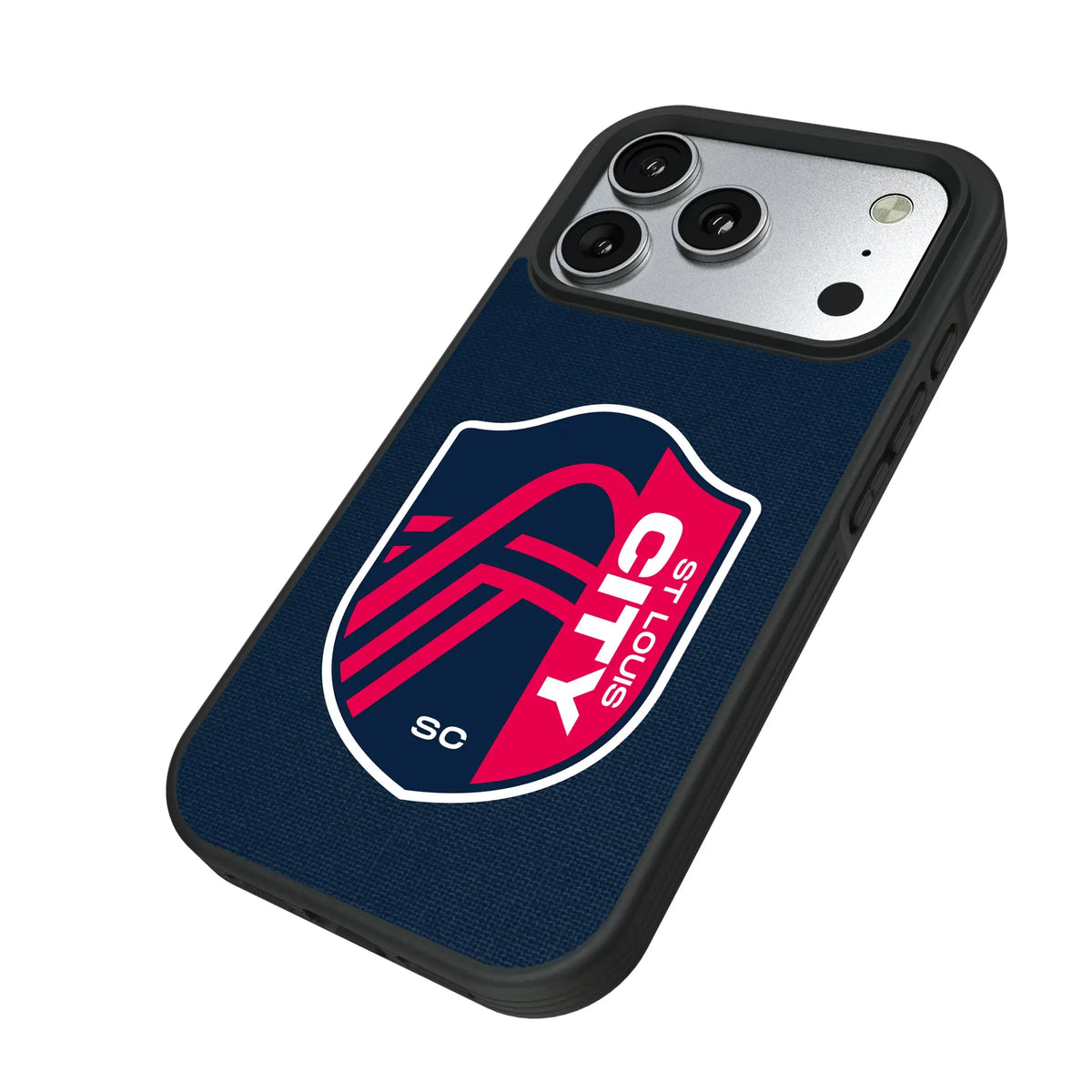 St. Louis CITY SC Solid iPhone Bump Phone Case for Apple iPhone - Isometric View#Device_iPhone 17 Pro