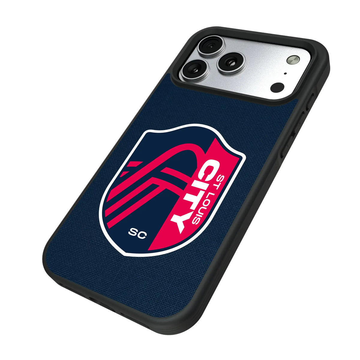 St. Louis CITY SC Solid iPhone Bump Phone Case for Apple iPhone - Isometric View#Device_iPhone 17 Pro Max