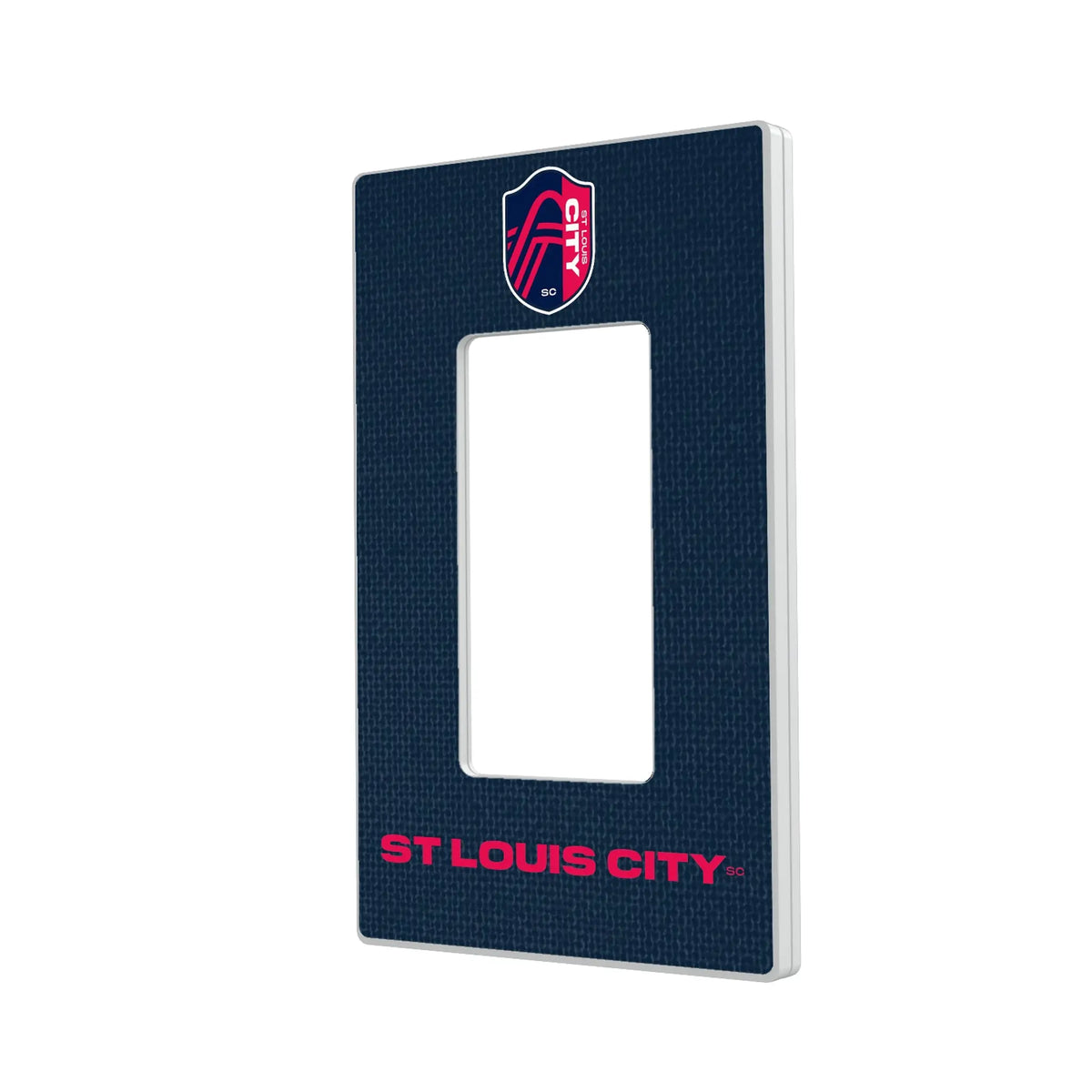 St. Louis CITY SC Solid Hidden-Screw Light Switch Plate#Style_Single Rocker