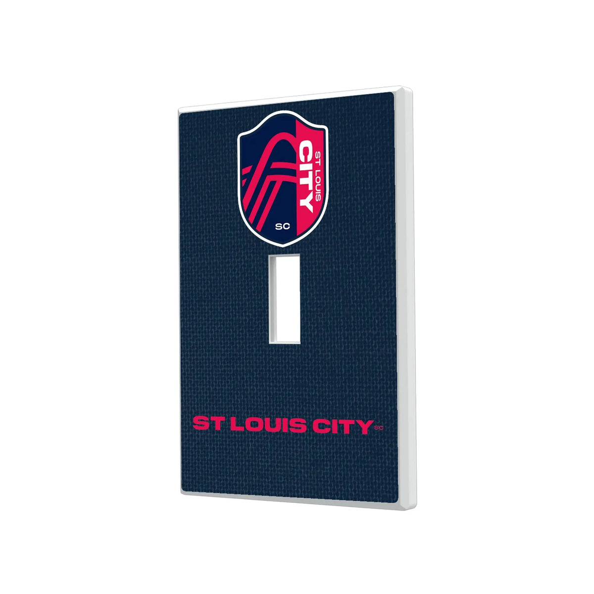 St. Louis CITY SC Solid Hidden-Screw Light Switch Plate#Style_Single Toggle