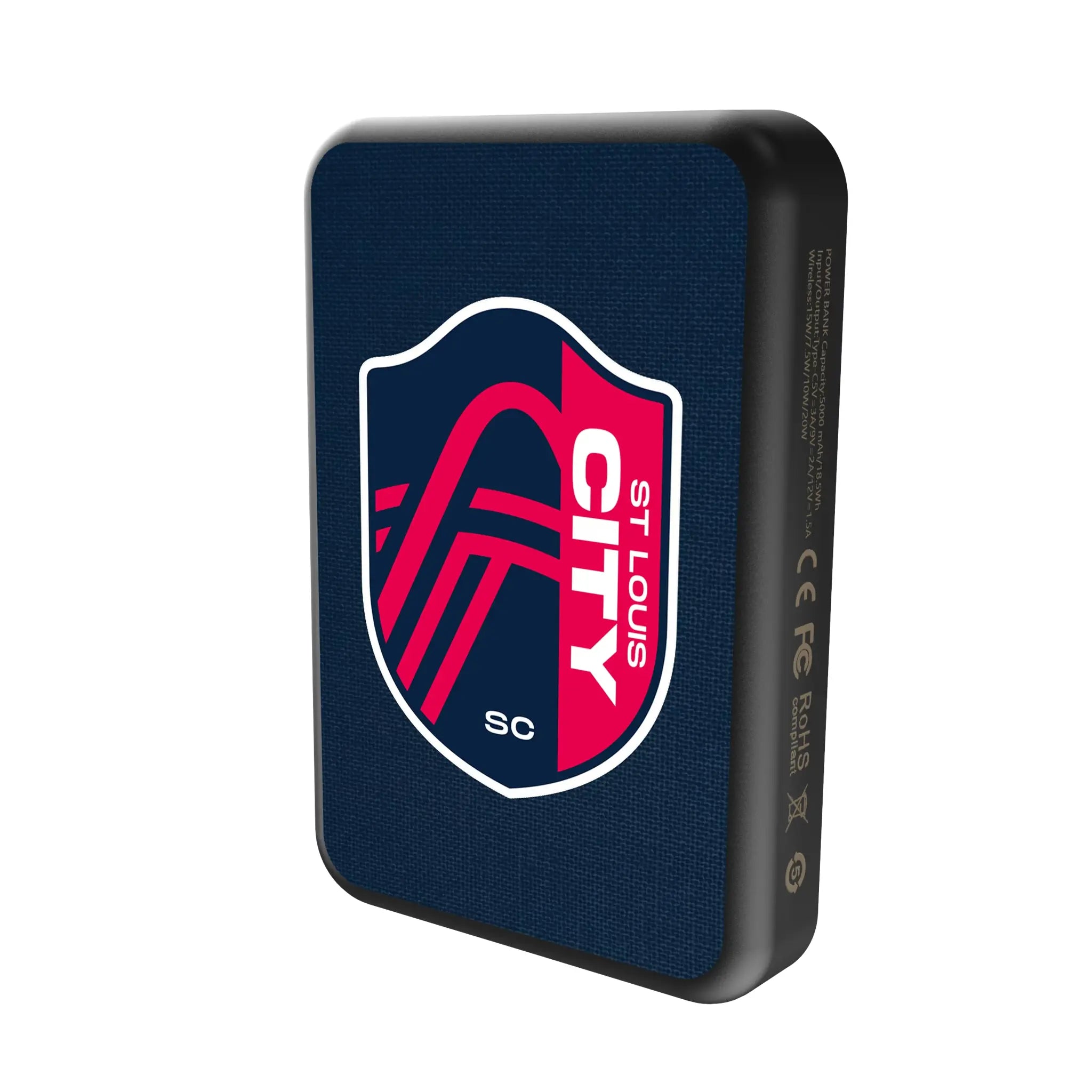 St. Louis CITY SC Solid Wireless Mag Power Bank