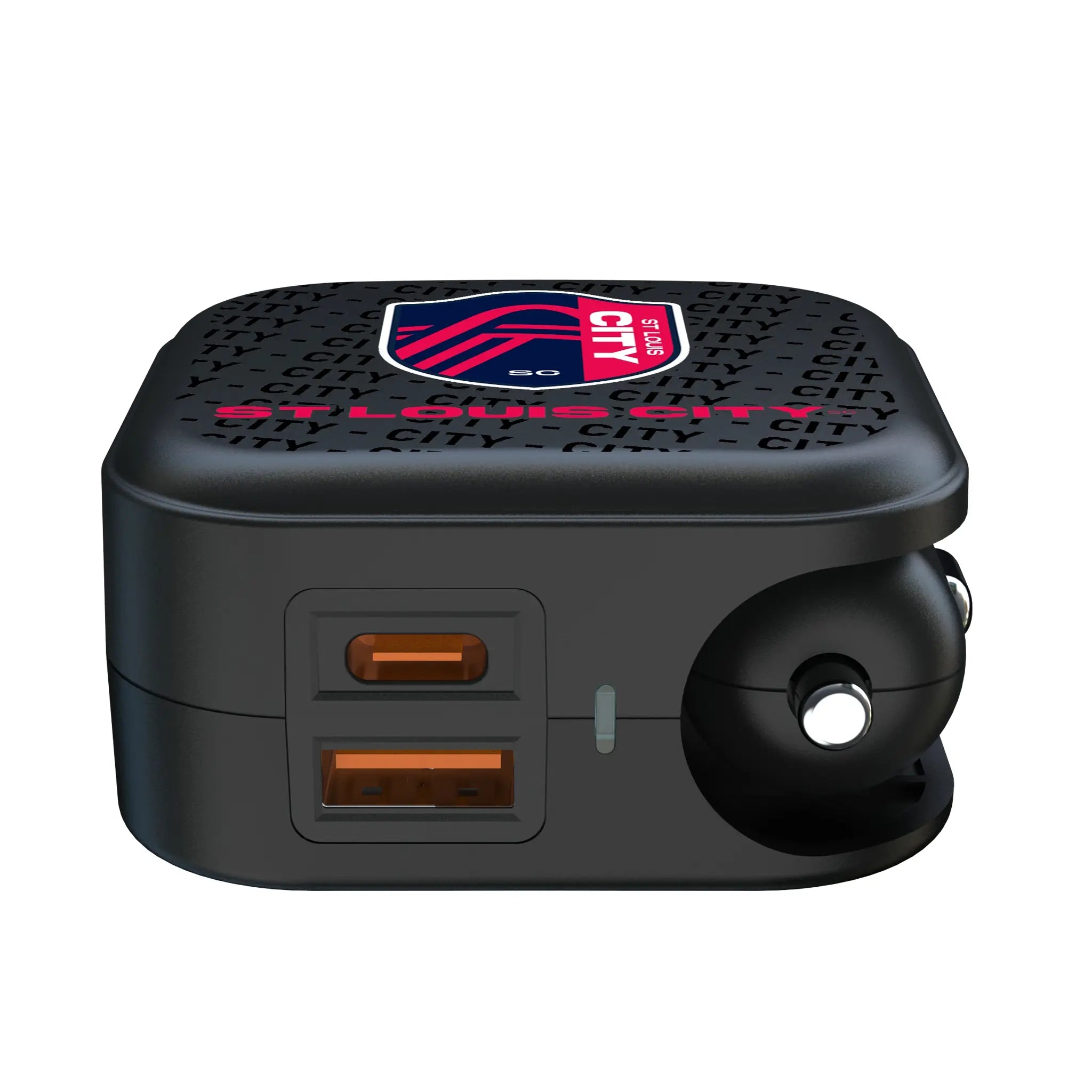 St. Louis CITY SC Text Backdrop 2 in 1 USB A/C Charger
