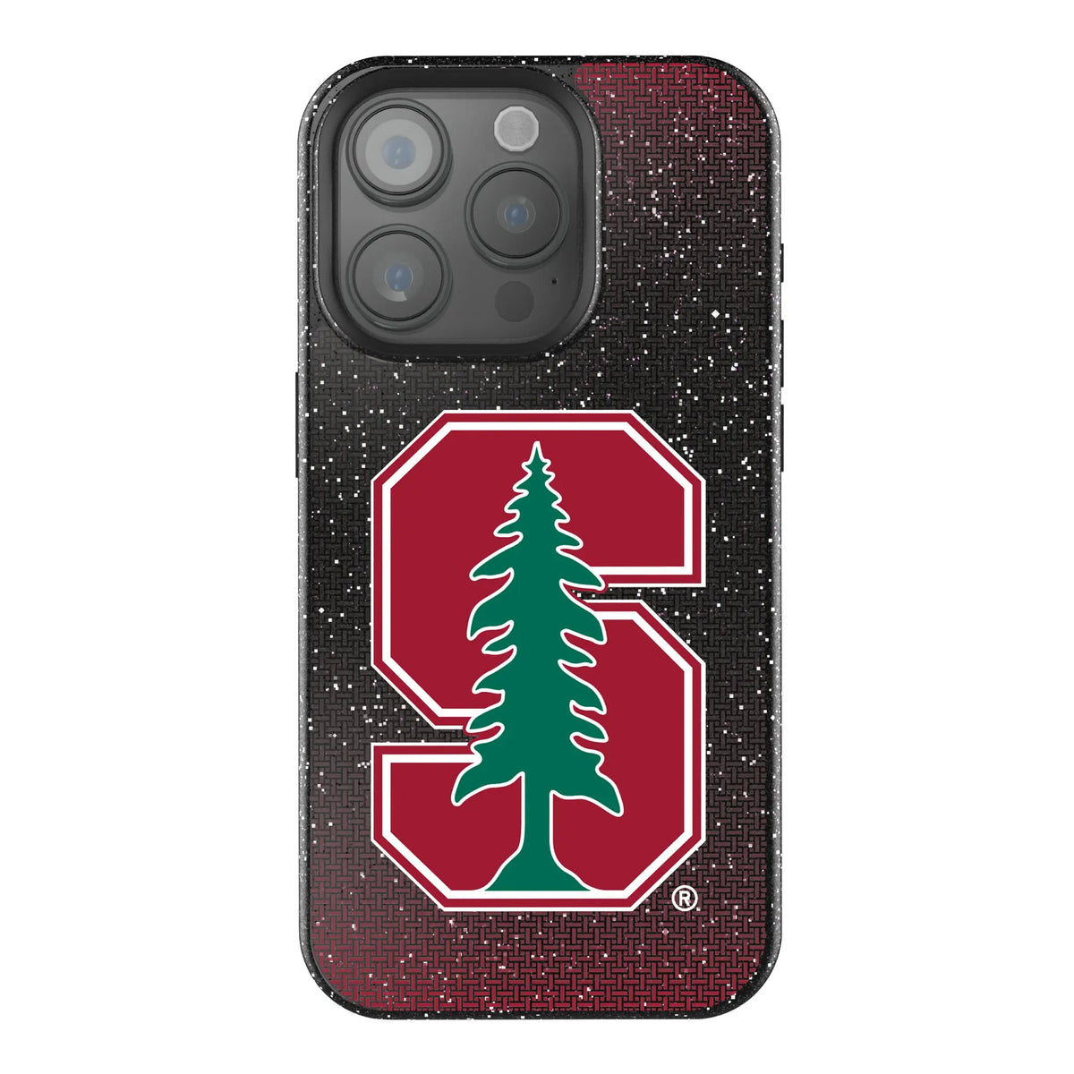 Stanford University Cardinal Linen iPhone Bling Phone Case for Apple iPhone