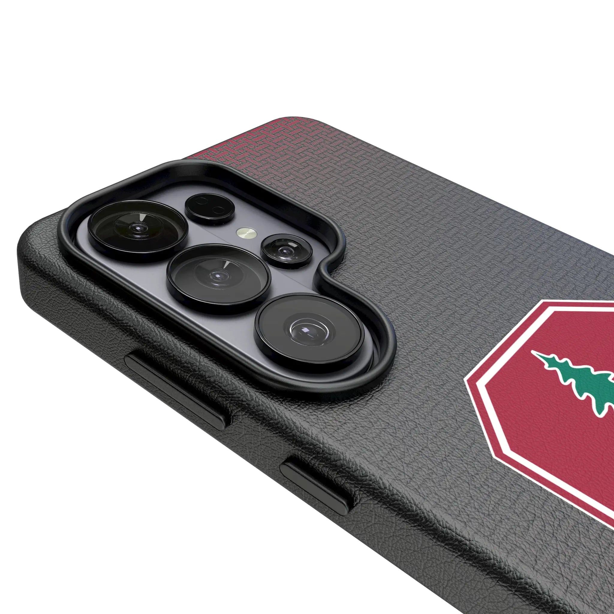Stanford University Cardinal Linen Galaxy MagSafe Compatible Phone Case for Samsung Galaxy - Detail#Device_Galaxy S26 Ultra